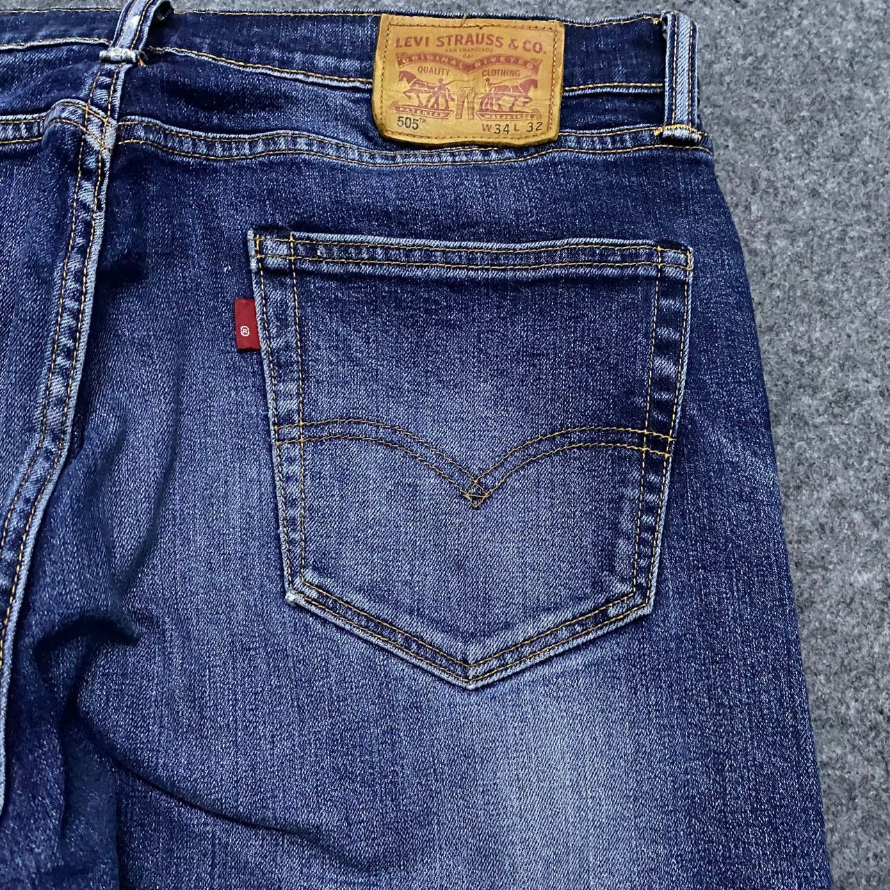 If Six Was Nine 💥Best Offer💥Vintage Levis 505 Distressed Denim Size US 34 / EU 50 - 9 Thumbnail