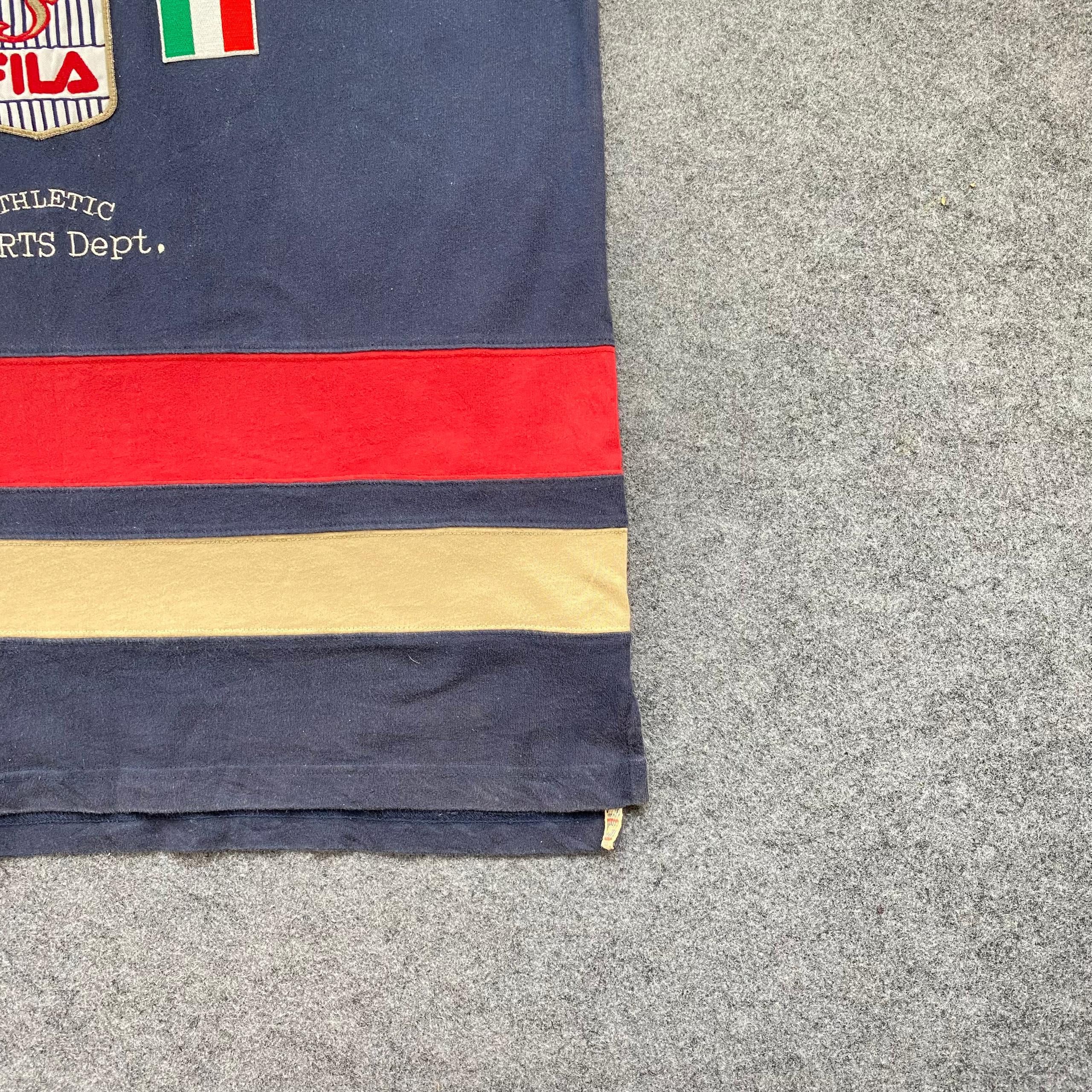 Fila Vintage Fila Athletic Sports Dept Long Sleeve Shirt Size US M / EU 48-50 / 2 - 9 Thumbnail