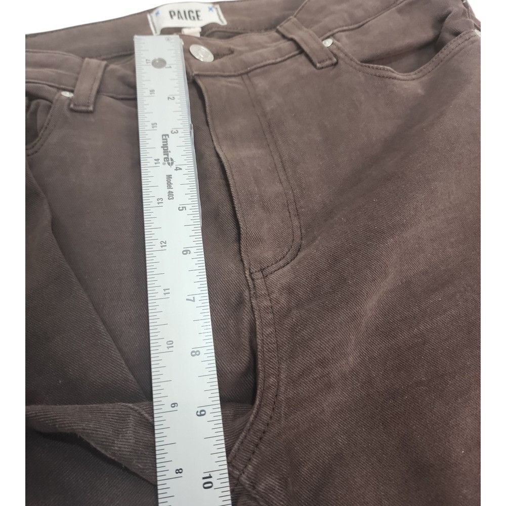 Paige Paige Genevieve Flare Jeans Womens 30 Chocolate Brown Size 30" / US 8 / IT 44 - 4 Thumbnail