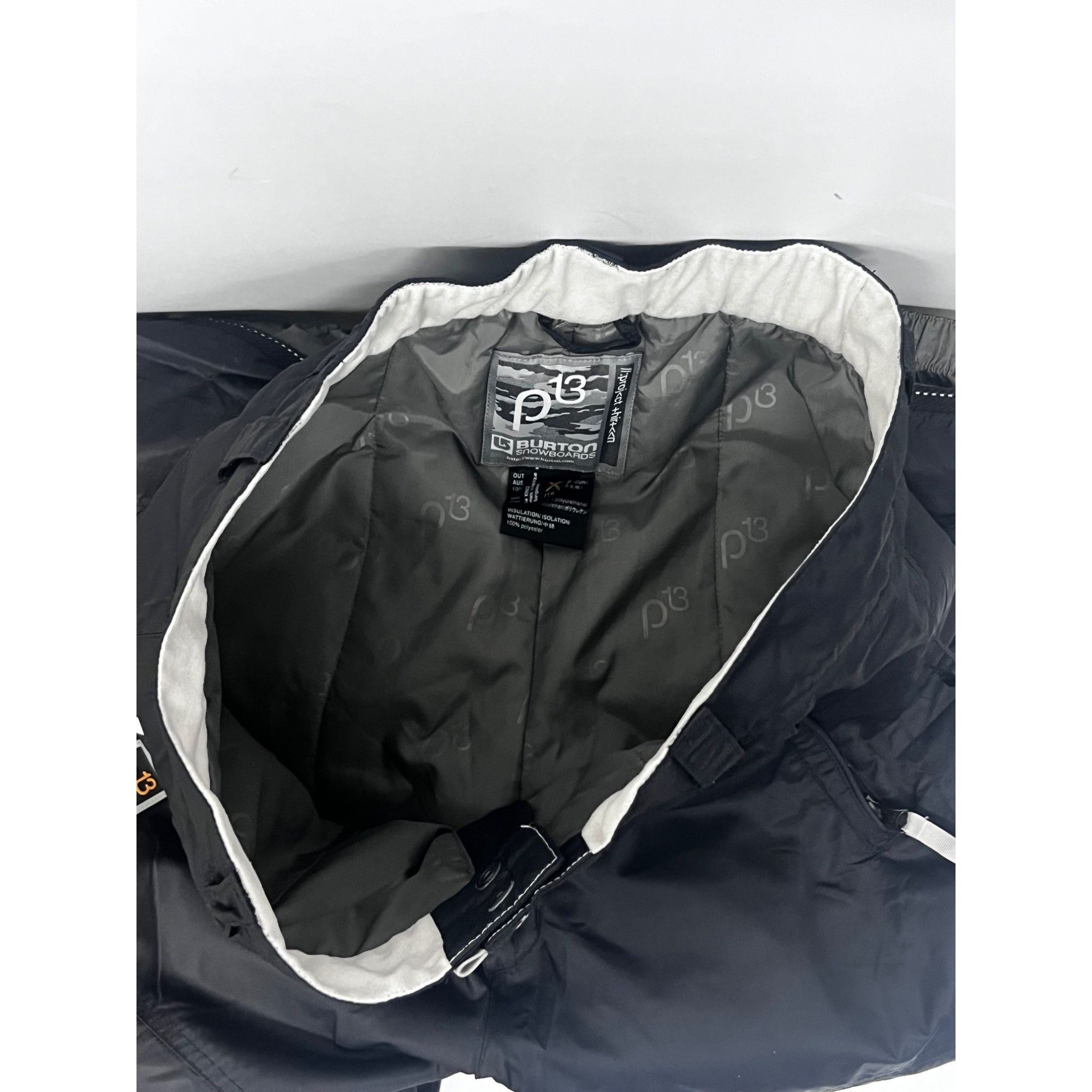 Burton Burton P13 Vintage Black Lined Ski Snowboard Pants 32x29 Poc Size 32" / US 10 / IT 46 - 5 Thumbnail