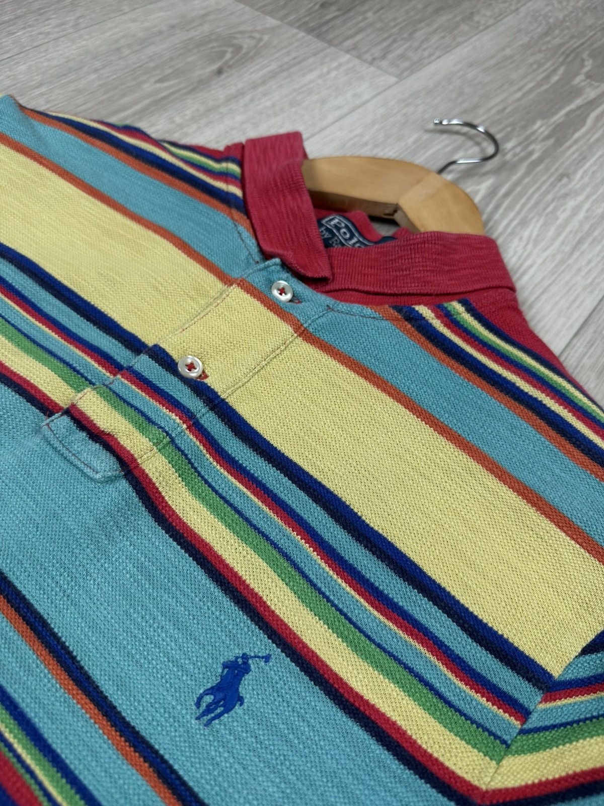 Polo Ralph Lauren × Vintage Vintage Polo Ralph Lauren 90's Southwest Woven Striped Polos Size US M / EU 48-50 / 2 - 5 Thumbnail