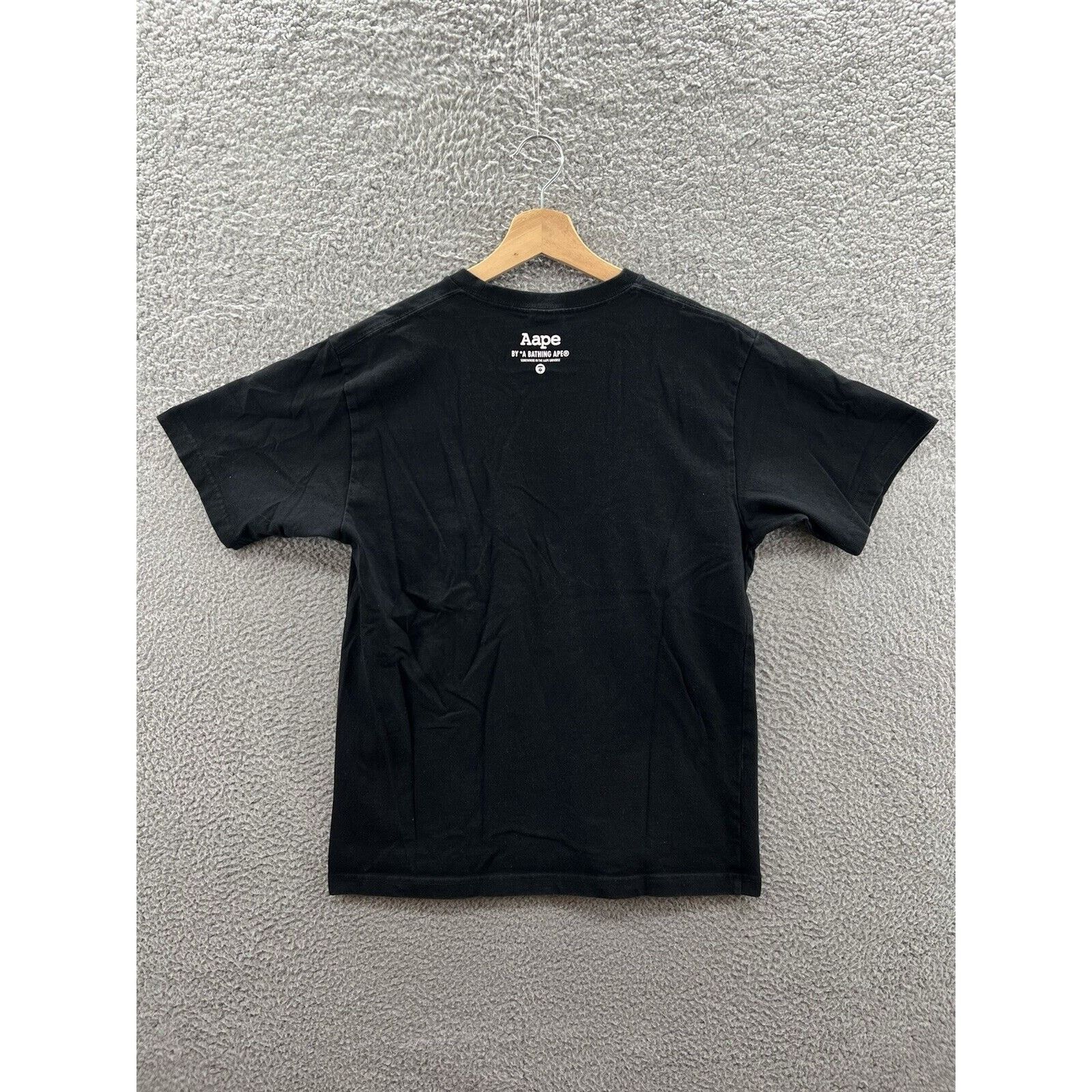 Bape Aape By A Bathing Ape Black Pocket Tee T-Shirt Size Large Size US L / EU 52-54 / 3 - 2 Thumbnail