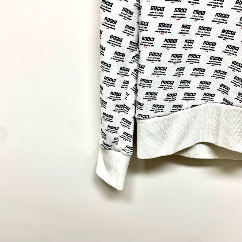 Gucci Gucci Full-print hooded sweatshirt 2501-Nextarrow Size US M / EU 48-50 / 2 - 5 Thumbnail