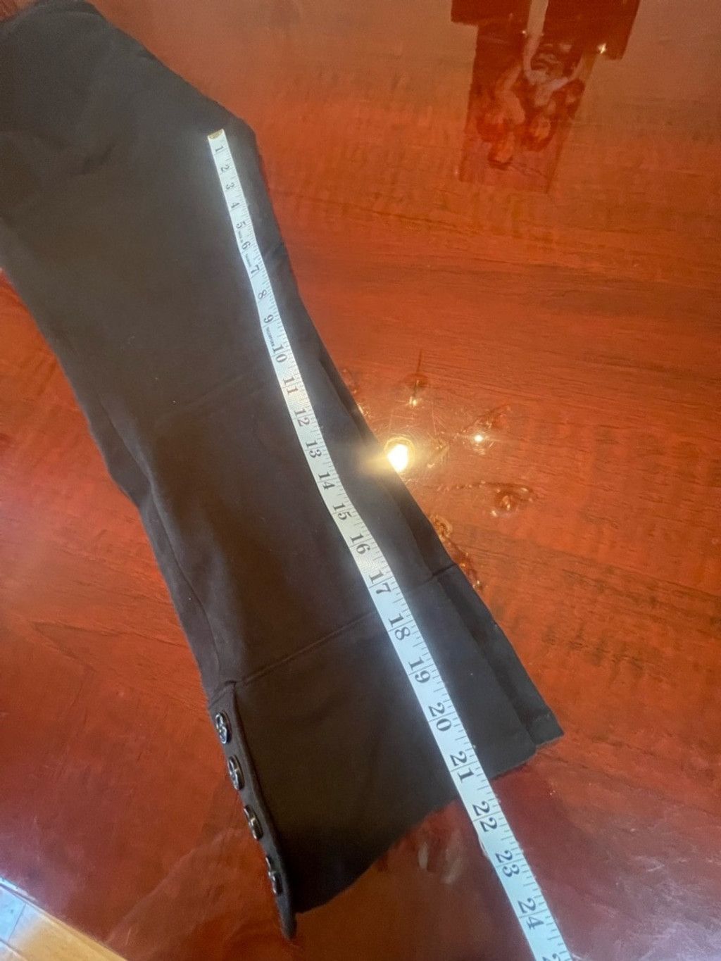 Ann Taylor Ann Taylor Petite Black Ankle Pants 6P Stretch Quiet Luxury Size 28" / US 6 / IT 42 - 10 Thumbnail
