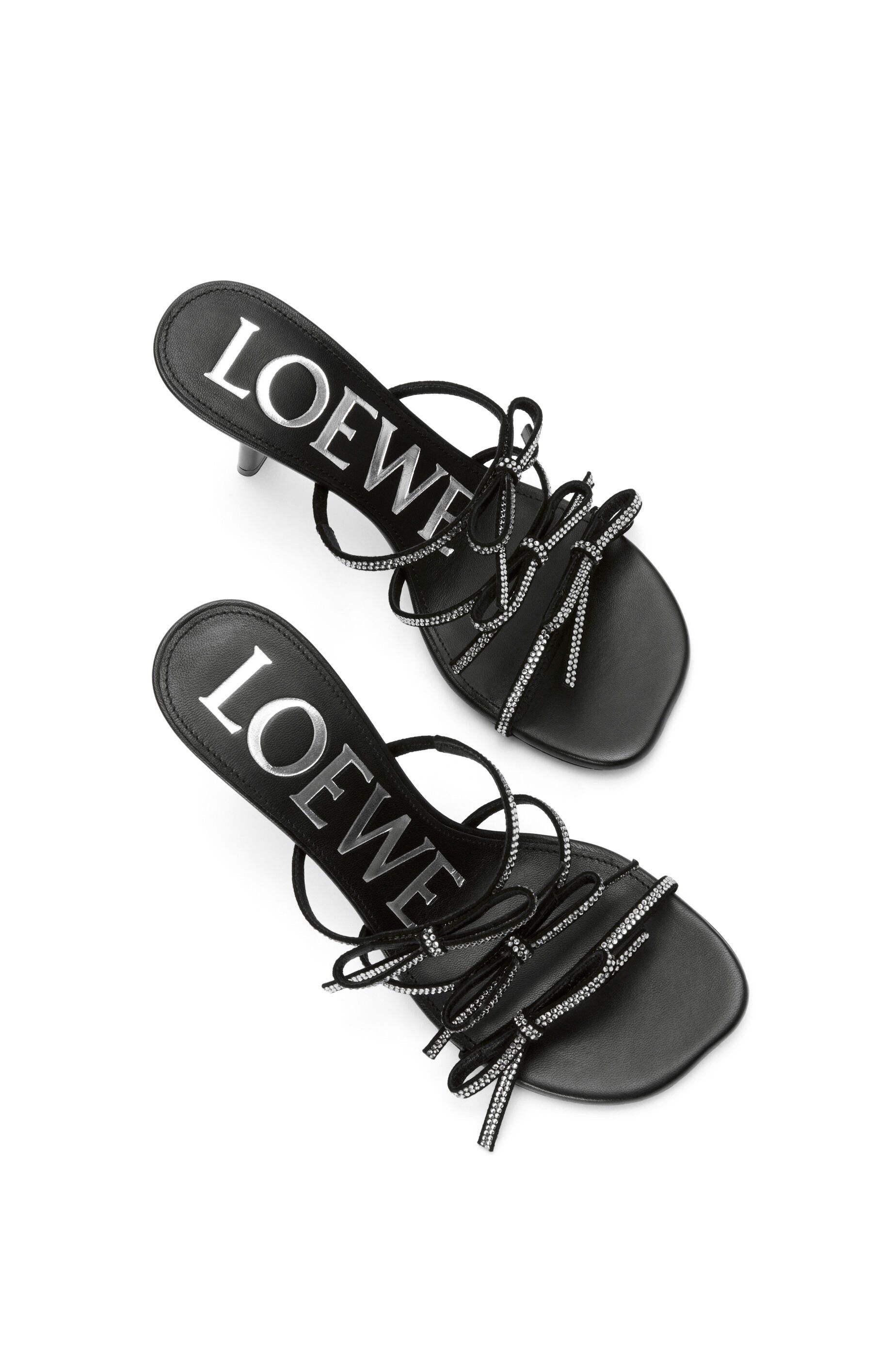 Loewe o1in1g0426 Petal Bow Sandals in Black Size US 11 / IT 41 - 4 Thumbnail