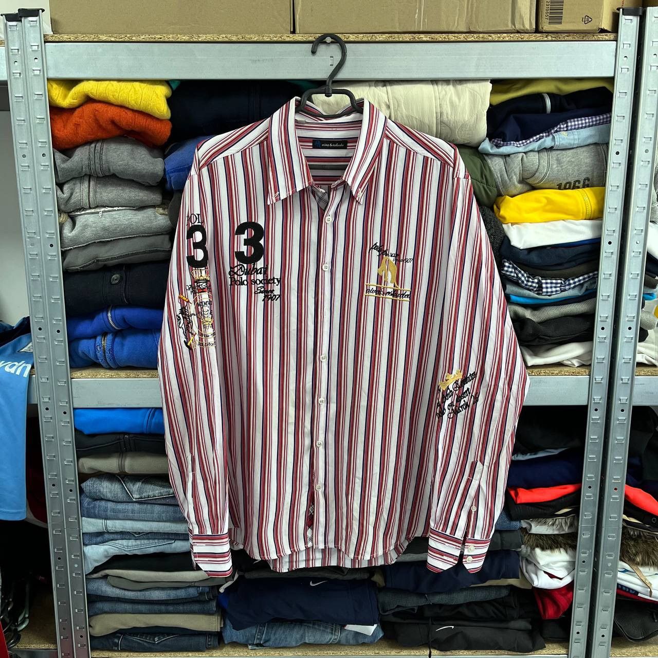 Vintage Vintage Polo Society Dubai 1907 Polo Team Number #3 Viva Size US XXL / EU 58 / 5 - 1 Thumbnail