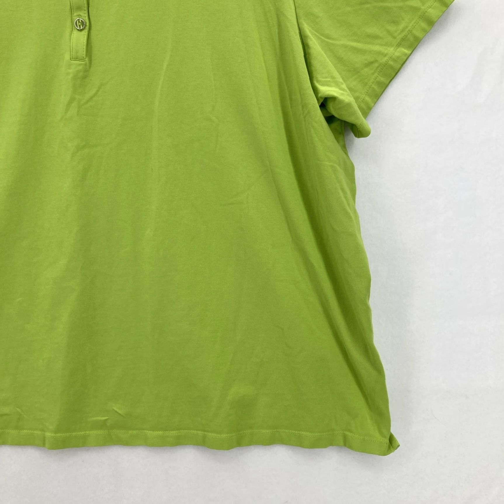 Vintage VINTAGE Catherines Suprema Collection Shirt Womens 2X 22/24W Green Polo Top Plus Size Size XXL / US 16-18 / IT 52-54 - 3 Thumbnail