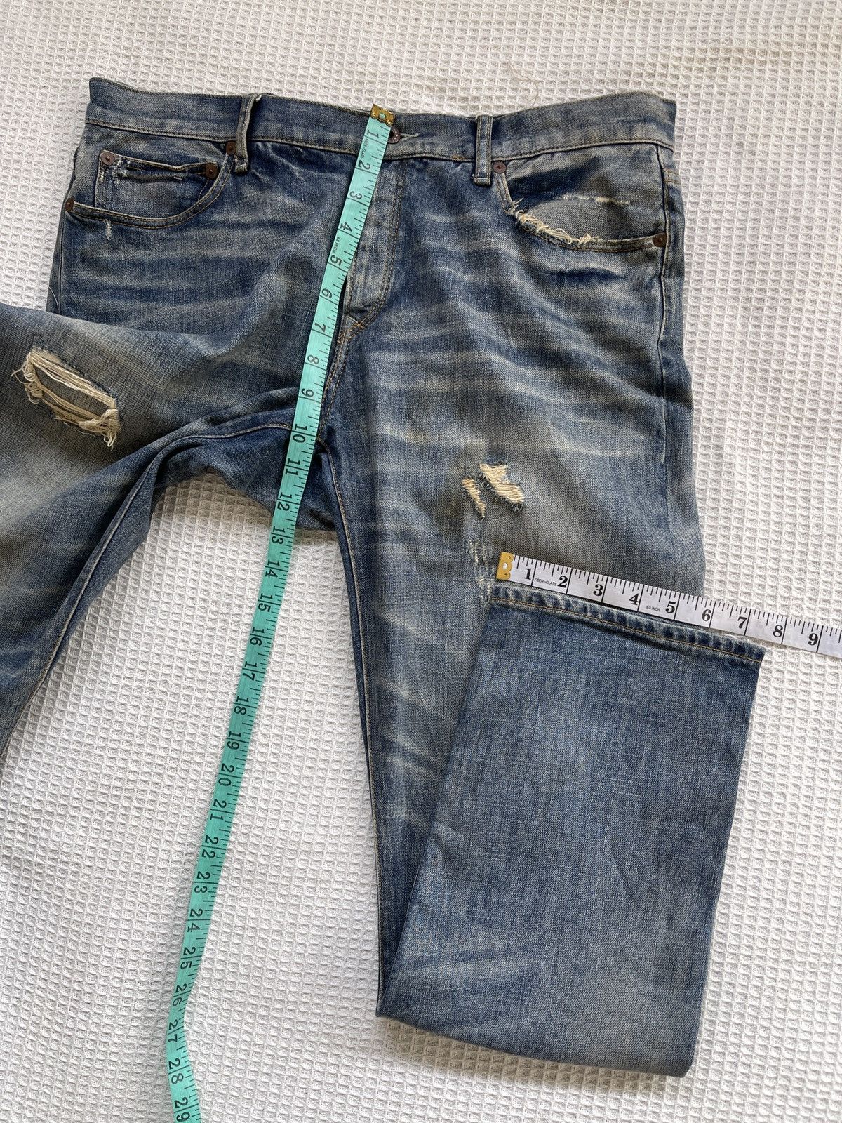 Denim & Supply Ralph Lauren Last Drop🔥Rare🔥POLO RALPH LAUREN RUGBY Distressed Denim Size US 36 / EU 52 - 15 Thumbnail