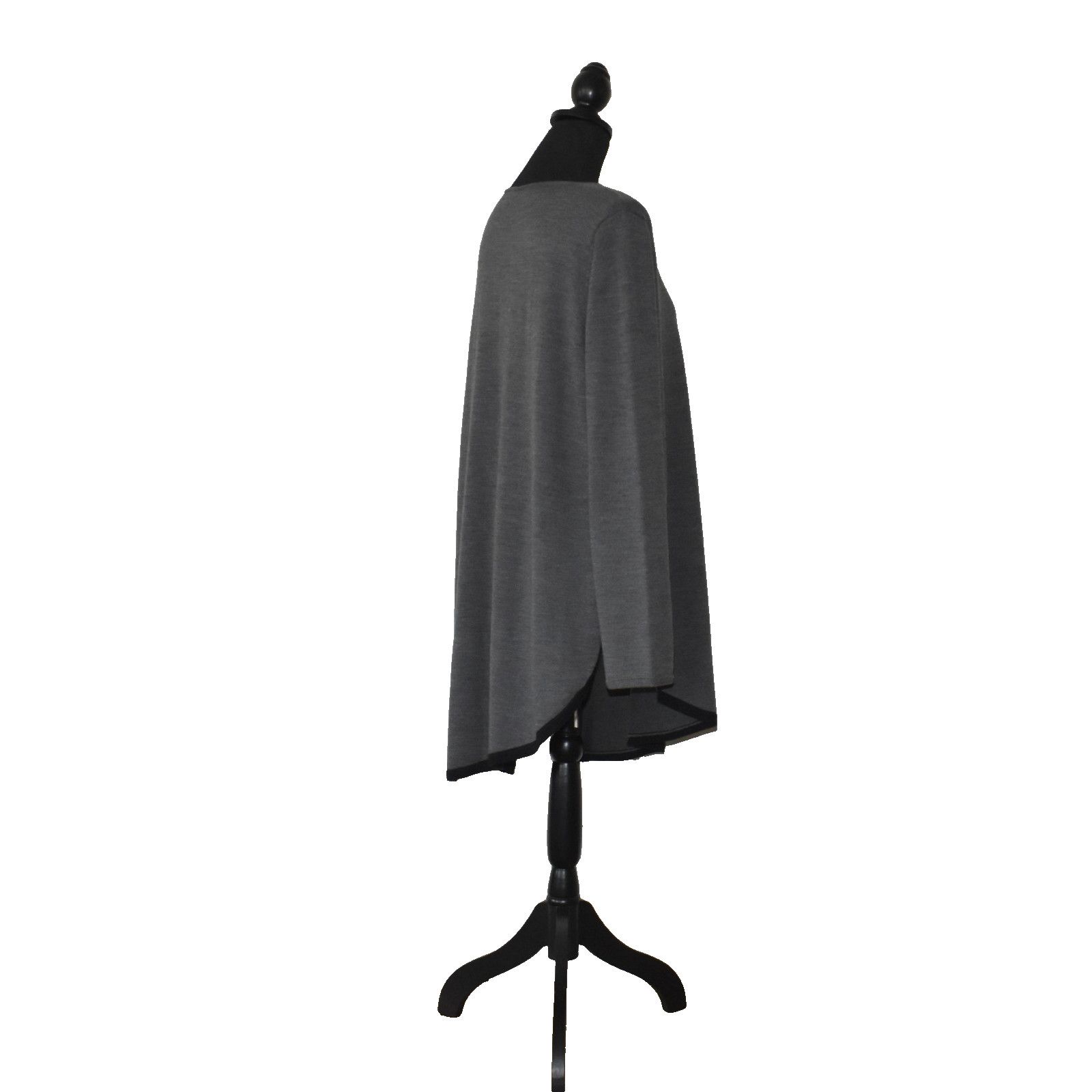 Eileen Fisher NEW EILEEN FISHER Merino Wool Hi-Lo Hem Long Sweater Size L Size L / US 10 / IT 46 - 3 Thumbnail
