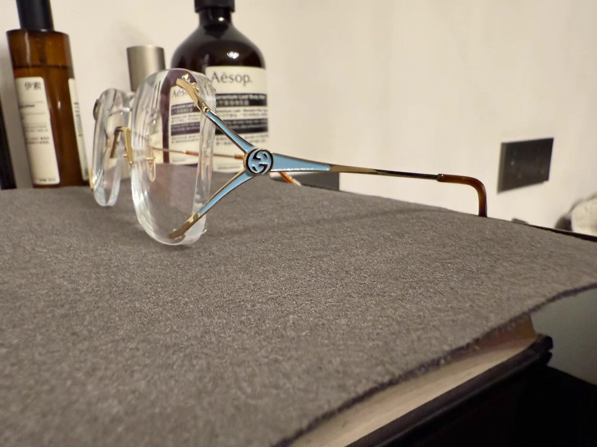 Gucci Gucci Large Frame Optical Glasses K27 Size ONE SIZE - 6 Thumbnail