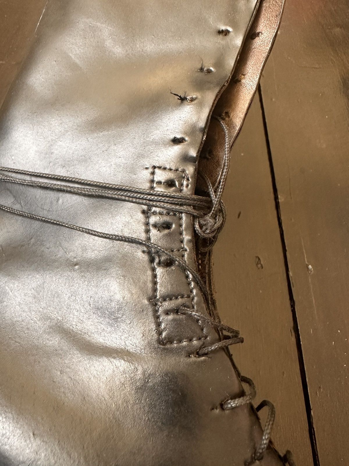 Carpe Diem × Linea × Maurizio Altieri SHELL CORDOVAN MICROLACE BOOTS Size US 10 / EU 43 - 6 Thumbnail
