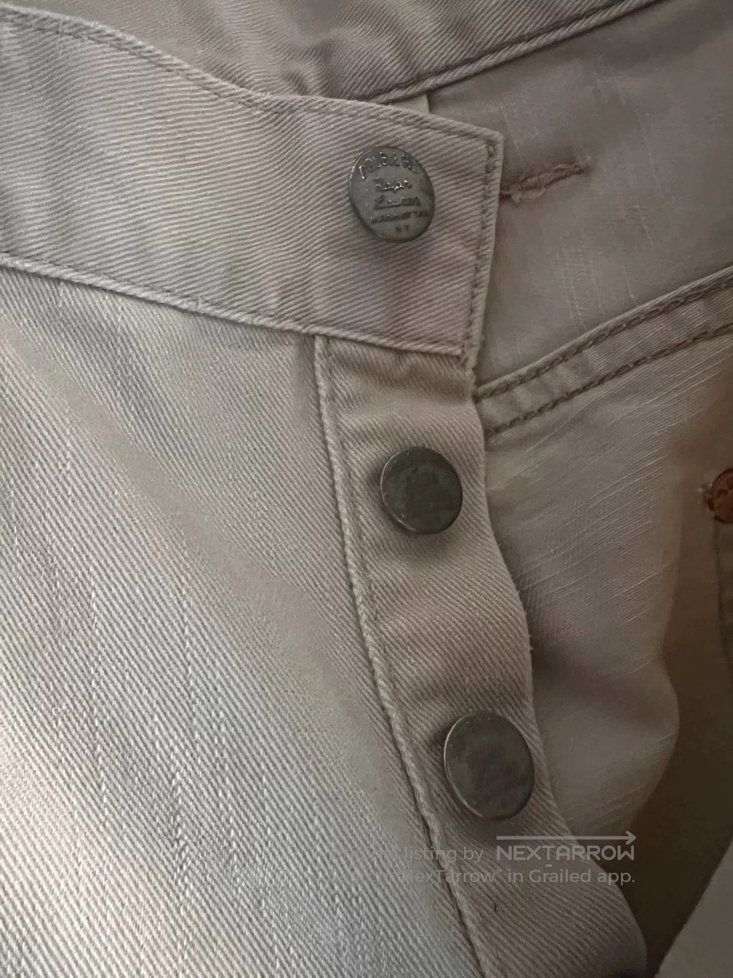 Other RRL Double RL Gray White Denim Pants. Size US 32 / EU 48 - 4 Thumbnail