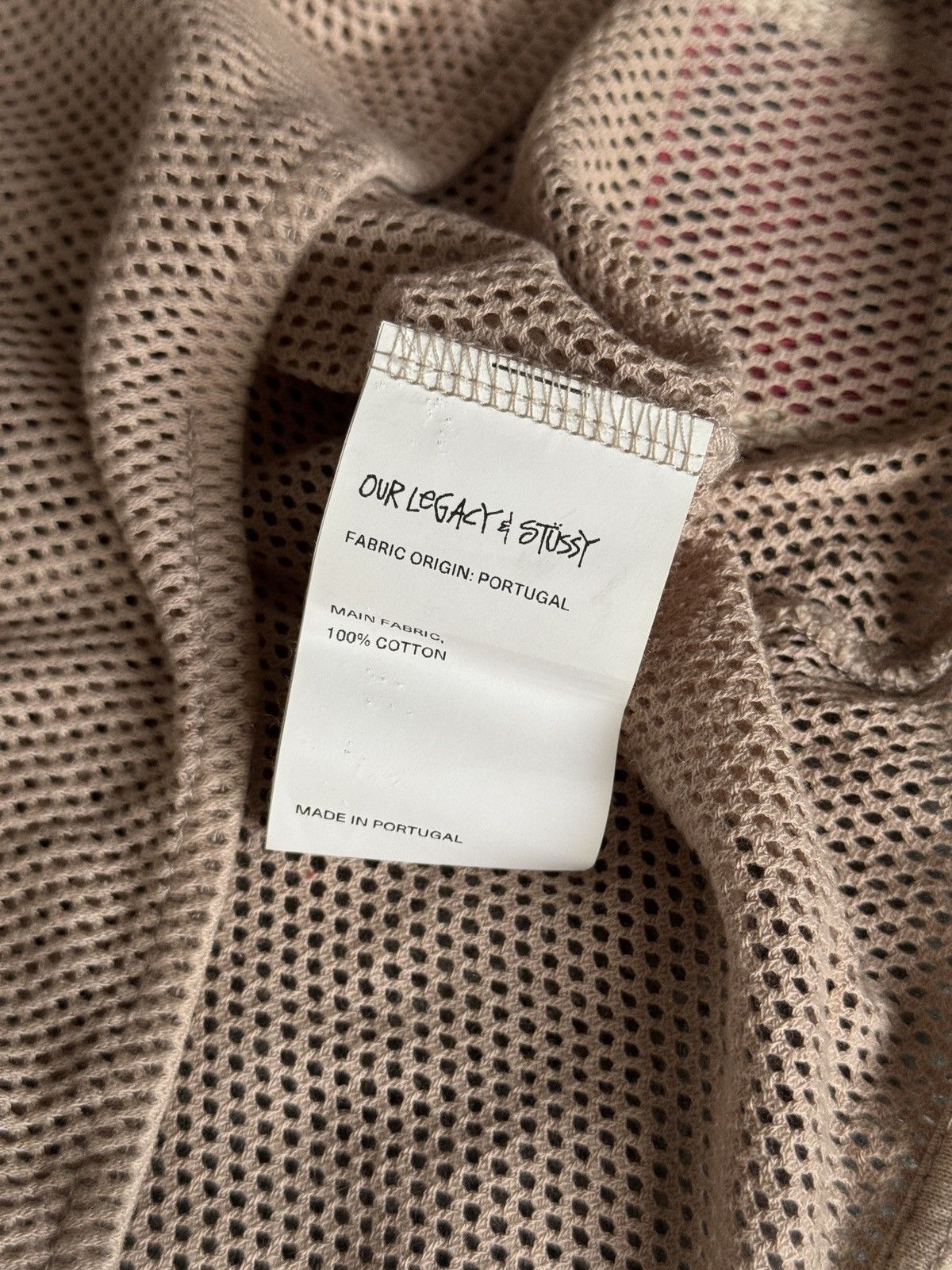 Our Legacy × Stussy Stussy Our Legacy Knit Mesh Jersey - Sz Small Size US S / EU 44-46 / 1 - 4 Thumbnail