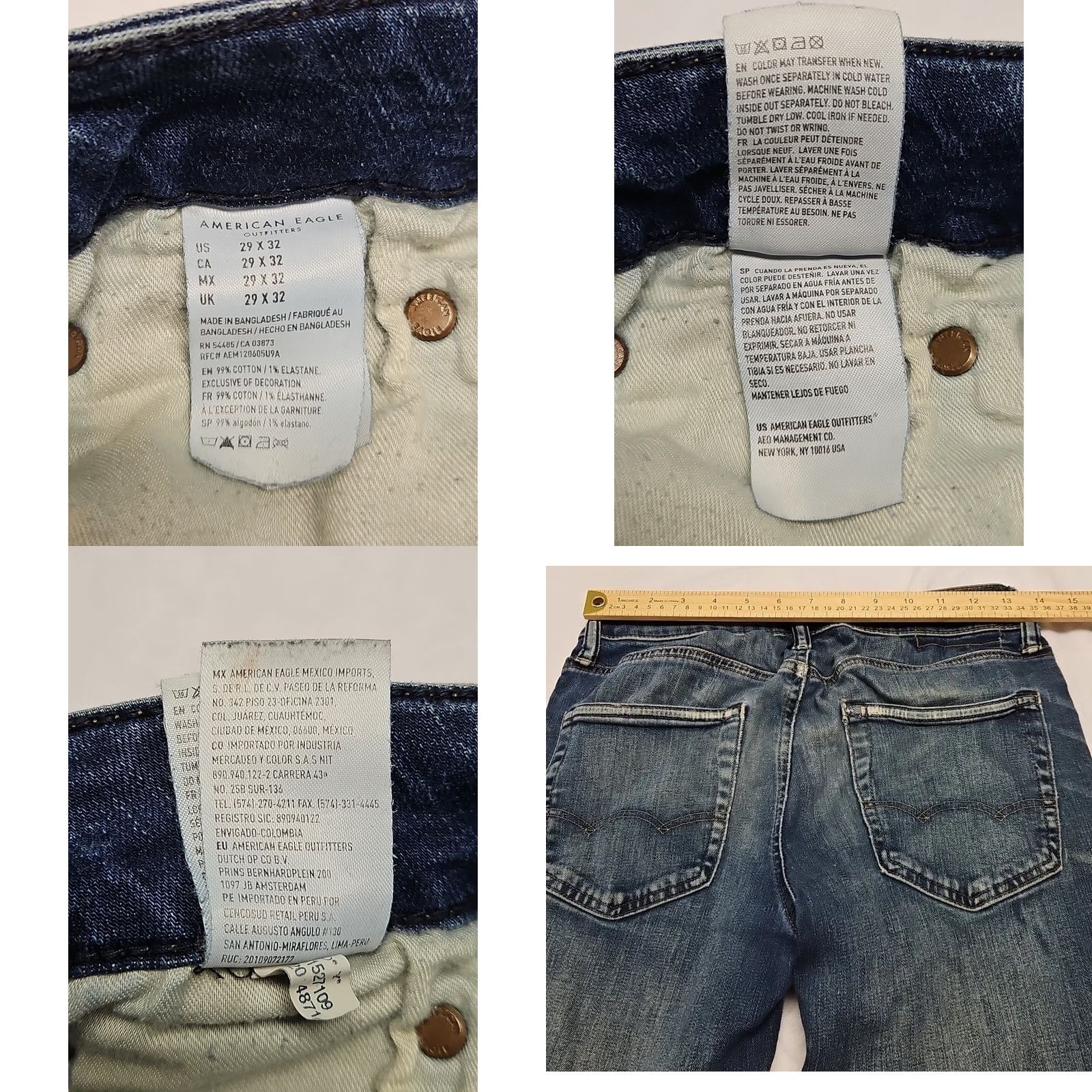 American Eagle Outfitters American Eagle Outfitters Jeans Women 29x32 Straight Denim Distressed Knee Low Rise Blue Jeans Women Regular Fit 29in Inseam Low Rise Distressed Knee Size 26" / US 2 / IT 38 - 8 Thumbnail