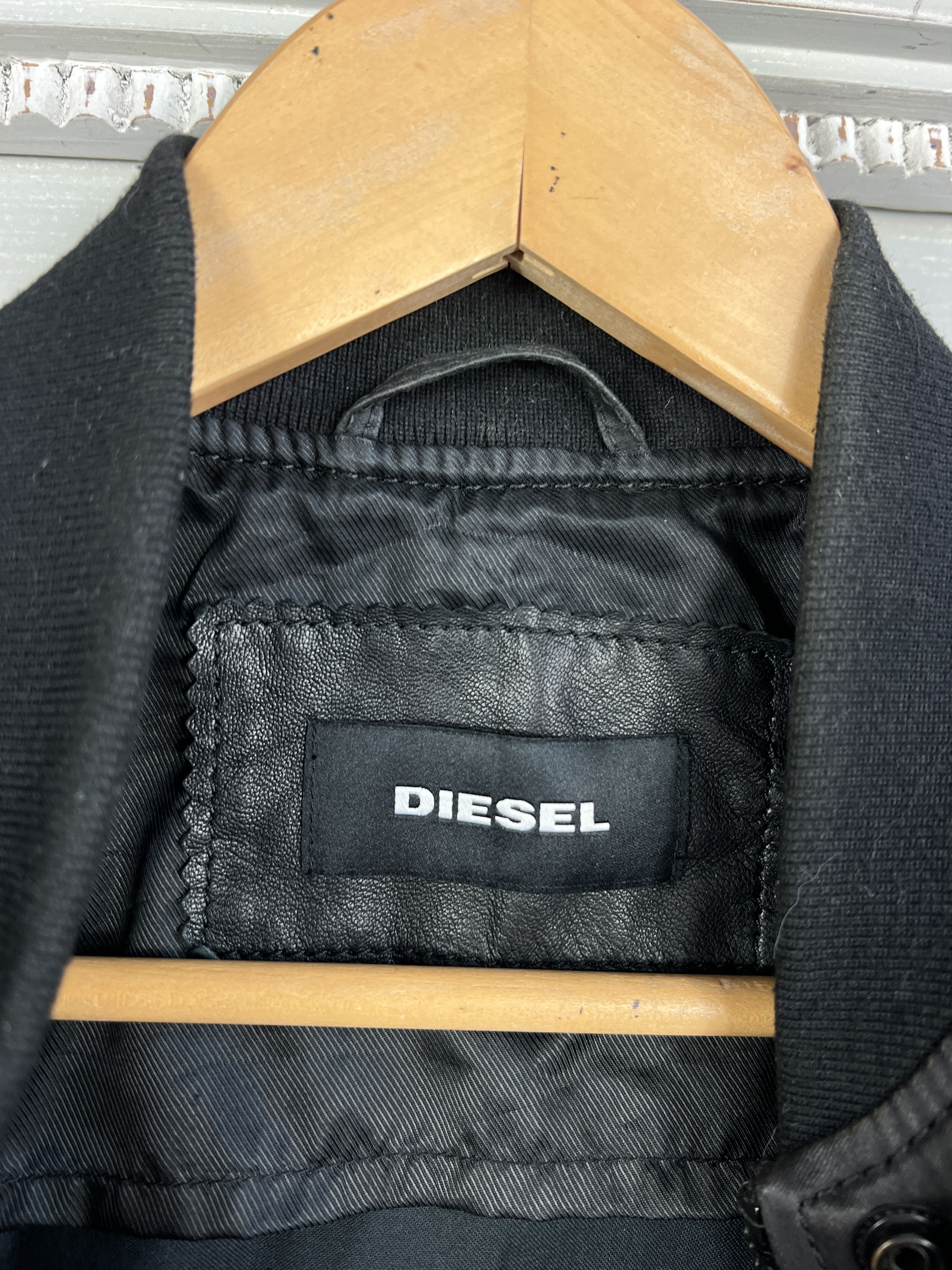 Diesel DIESEL MOTO BIKER JACKET LEATHER Size US S / EU 44-46 / 1 - 4 Thumbnail