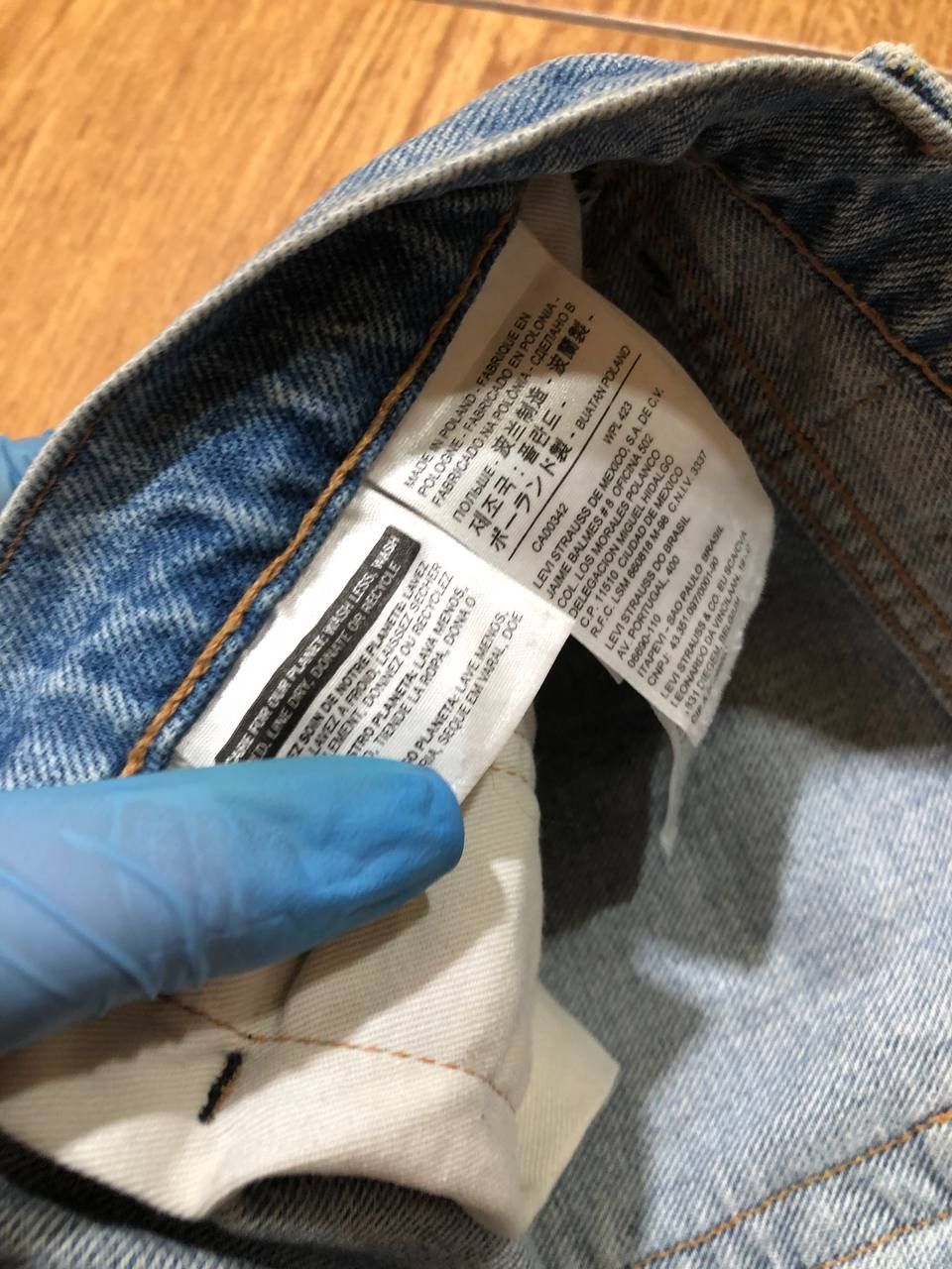 Levi's 90S VINTAGE LEVIS 512 DISTRESSED BLUE JEANS Size US 30 / EU 46 - 2 Thumbnail