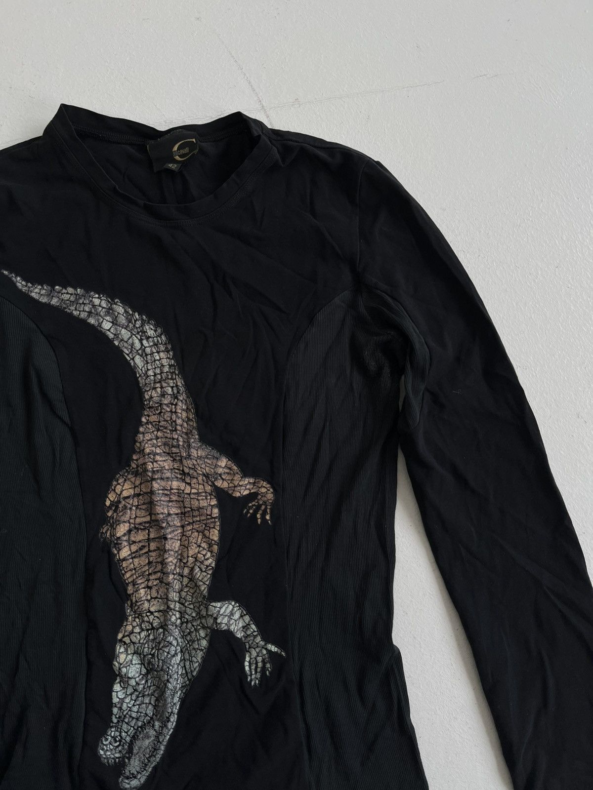 Just Cavalli Vintage 90s Just Cavalli Desginer Longs leeve Shirt y2k Size M / US 6-8 / IT 42-44 - 4 Thumbnail