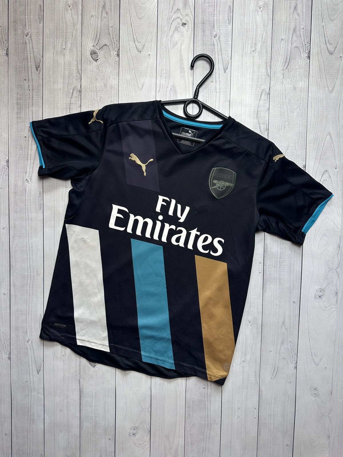 Puma × Vintage Vintage Arsenal soccer jersey size Xs puma black away Size US XS / EU 42 / 0 - 1 Thumbnail
