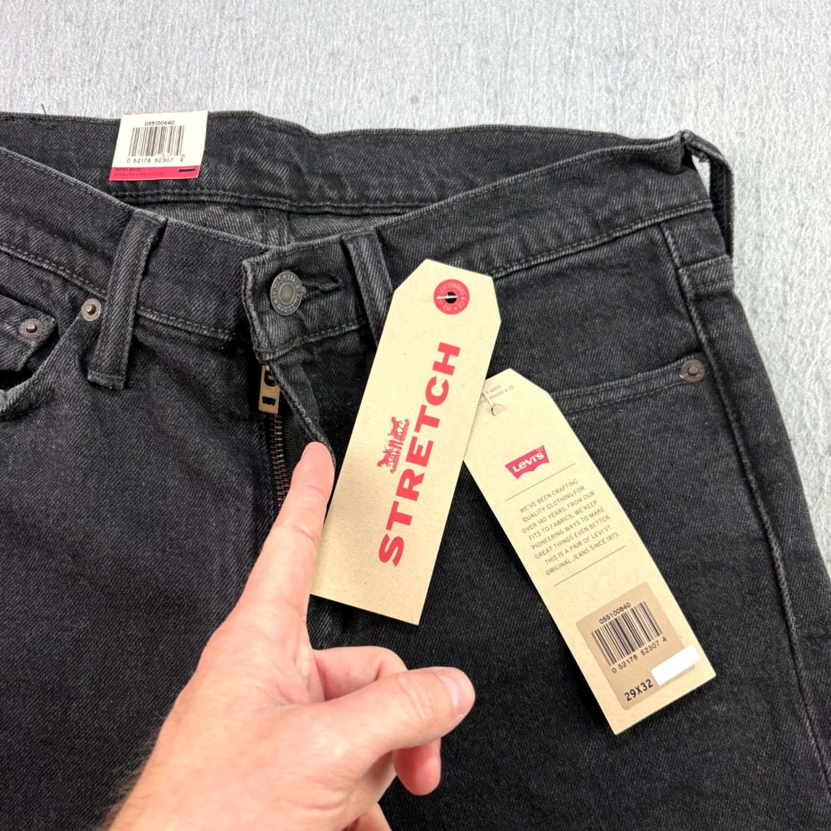 Levi's Levi's Jeans Slim 510 29x32 Black Denim Distressed 31 Inseam Regular 29 Black Mens Jeans Skinny Distressed Logo Levi's Pants Shop Jeans Size US 29 - 3 Thumbnail