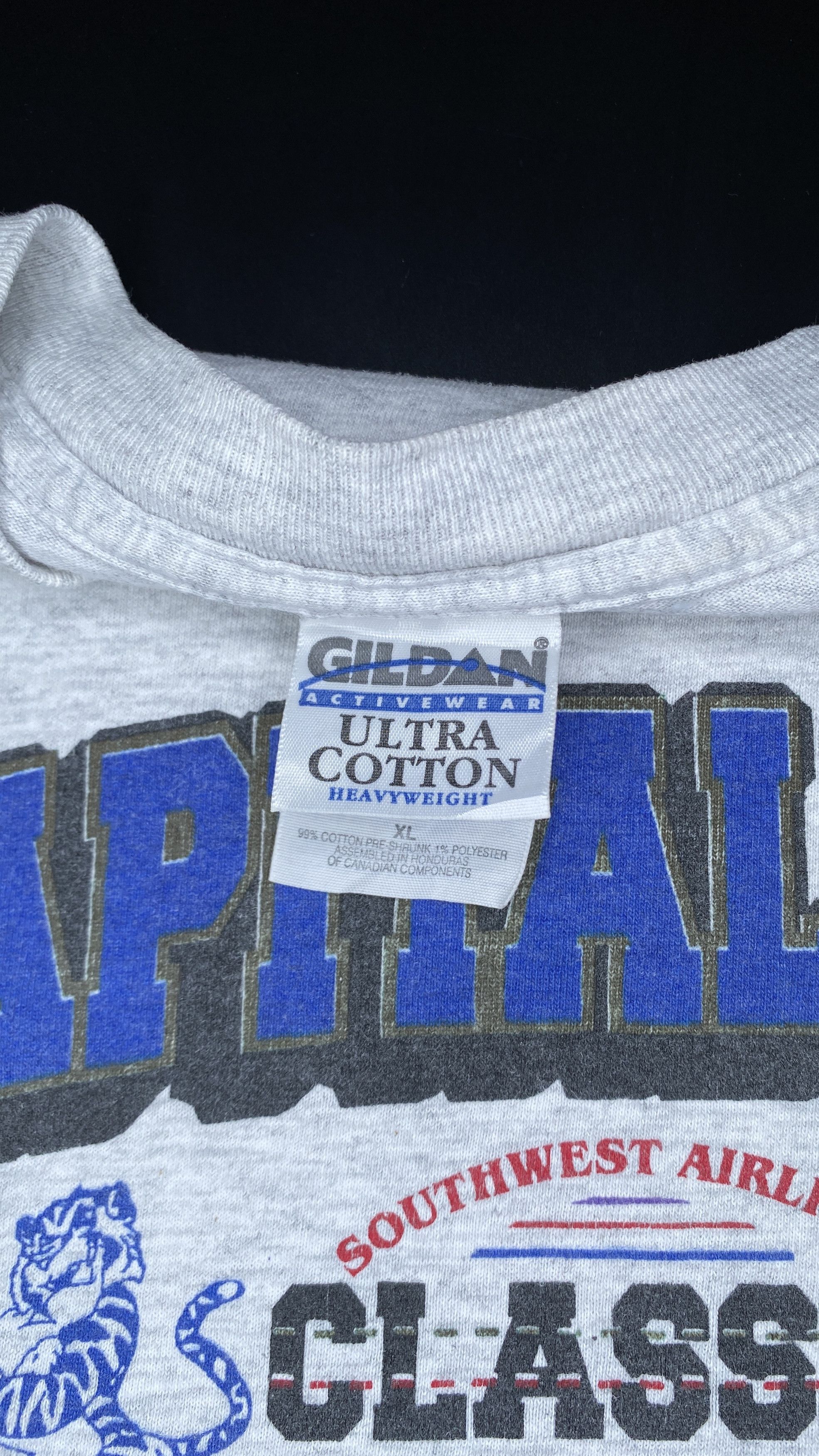Vintage Vintage 1999 Southwest Airlines Capital City Classic Tee Size US XXL / EU 58 / 5 - 6 Thumbnail