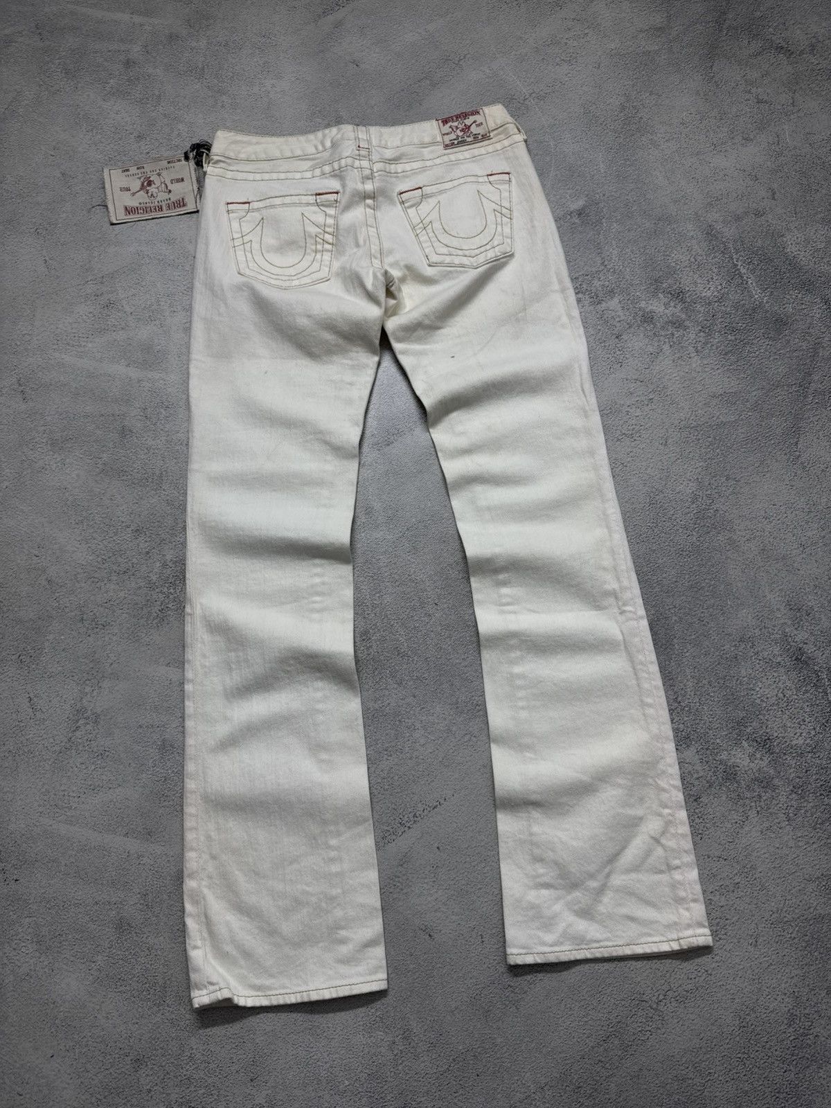 True Religion Vintage True Religion USA White Jeans 90’s Size 29" - 5 Thumbnail