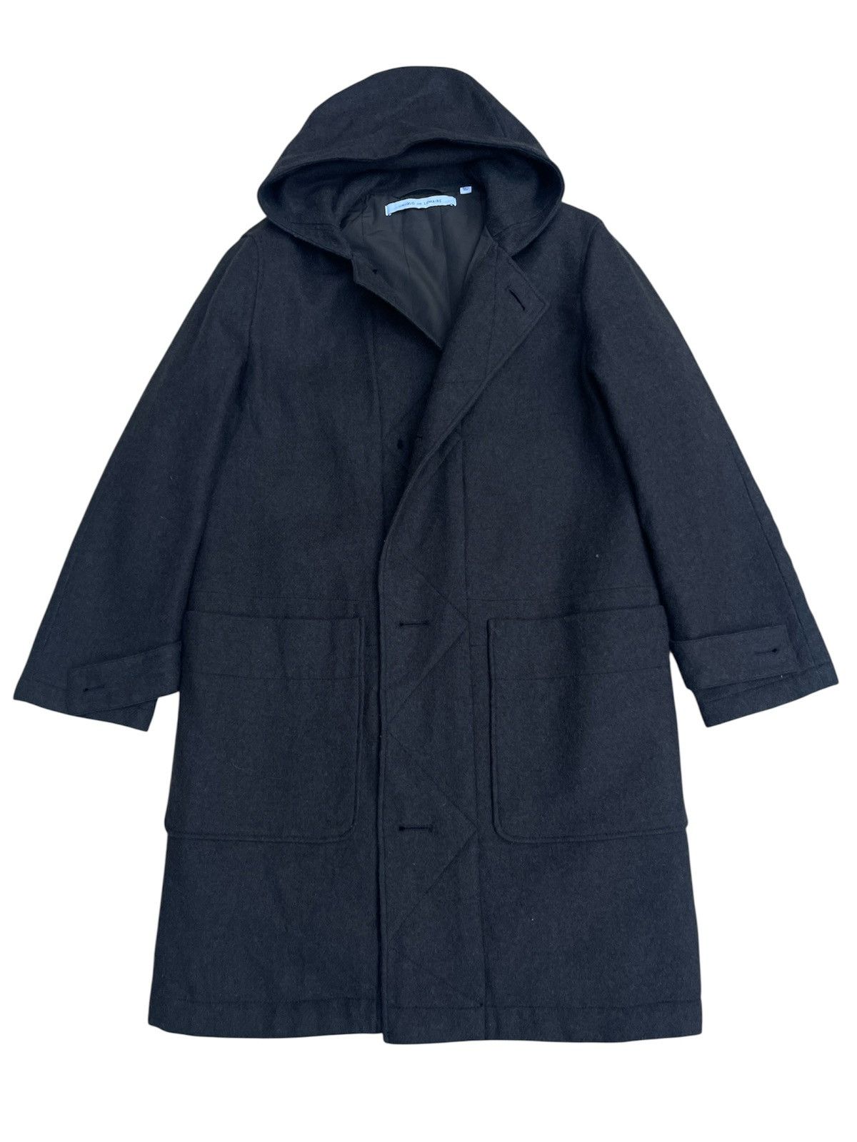 Lemaire RARE Uniqlo Lemaire Collaboration Hooded Wool Coat Jacket Size US M / EU 48-50 / 2 - 1 Thumbnail