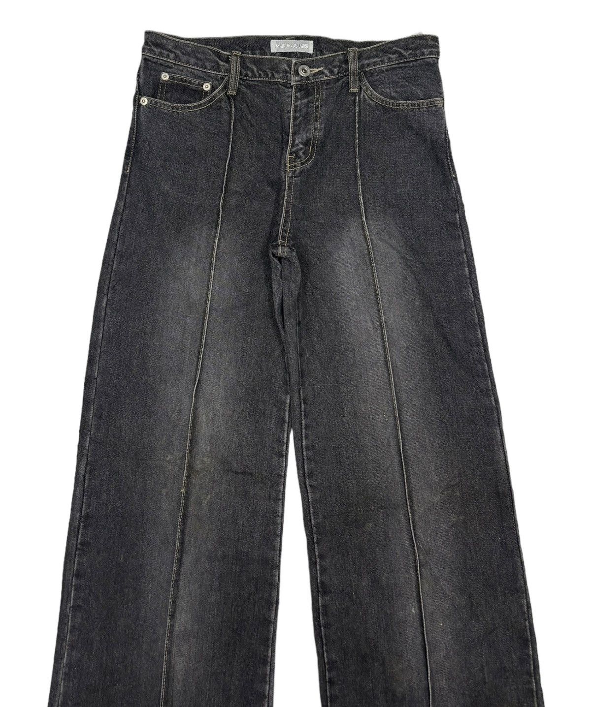 If Six Was Nine VINTAGE JAPANESE FLARE MAGIC SQUARE HAGI FLARE JEANS Size US 30 / EU 46 - 5 Thumbnail