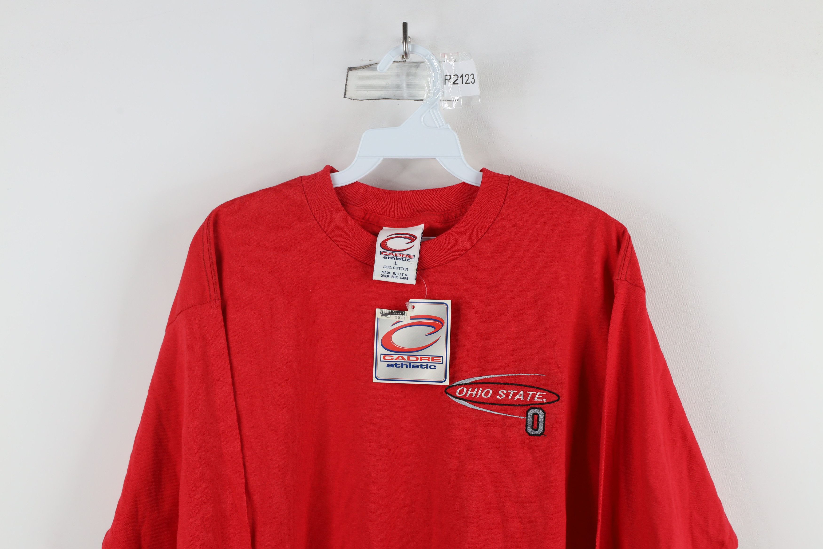 Vintage Deadstock Vintage 90s University Long Sleeve T-Shirt USA Size US L / EU 52-54 / 3 - 2 Thumbnail