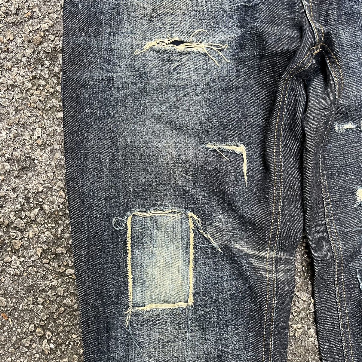 Dolce & Gabbana Y2K Vintage D&G Denim Patches Distressed Jeans Streetwear Size US 34 / EU 50 - 5 Thumbnail