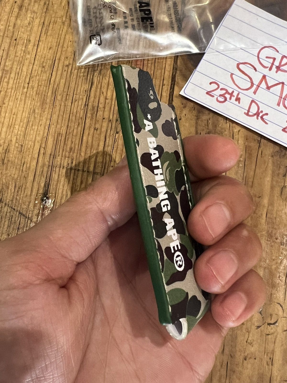 Bape BAPE CASE / SLEEVE GREEN CAMO Size ONE SIZE - 5 Thumbnail