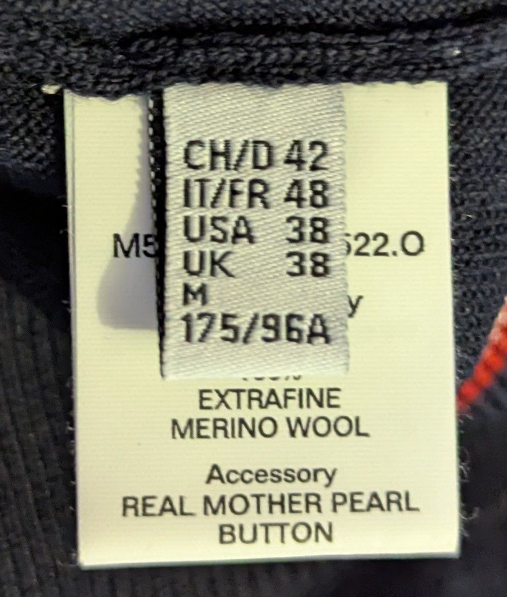 Bally Bally Logo Merino Wool Polo Sweater Navy 48 US 38 Size US M / EU 48-50 / 2 - 7 Thumbnail