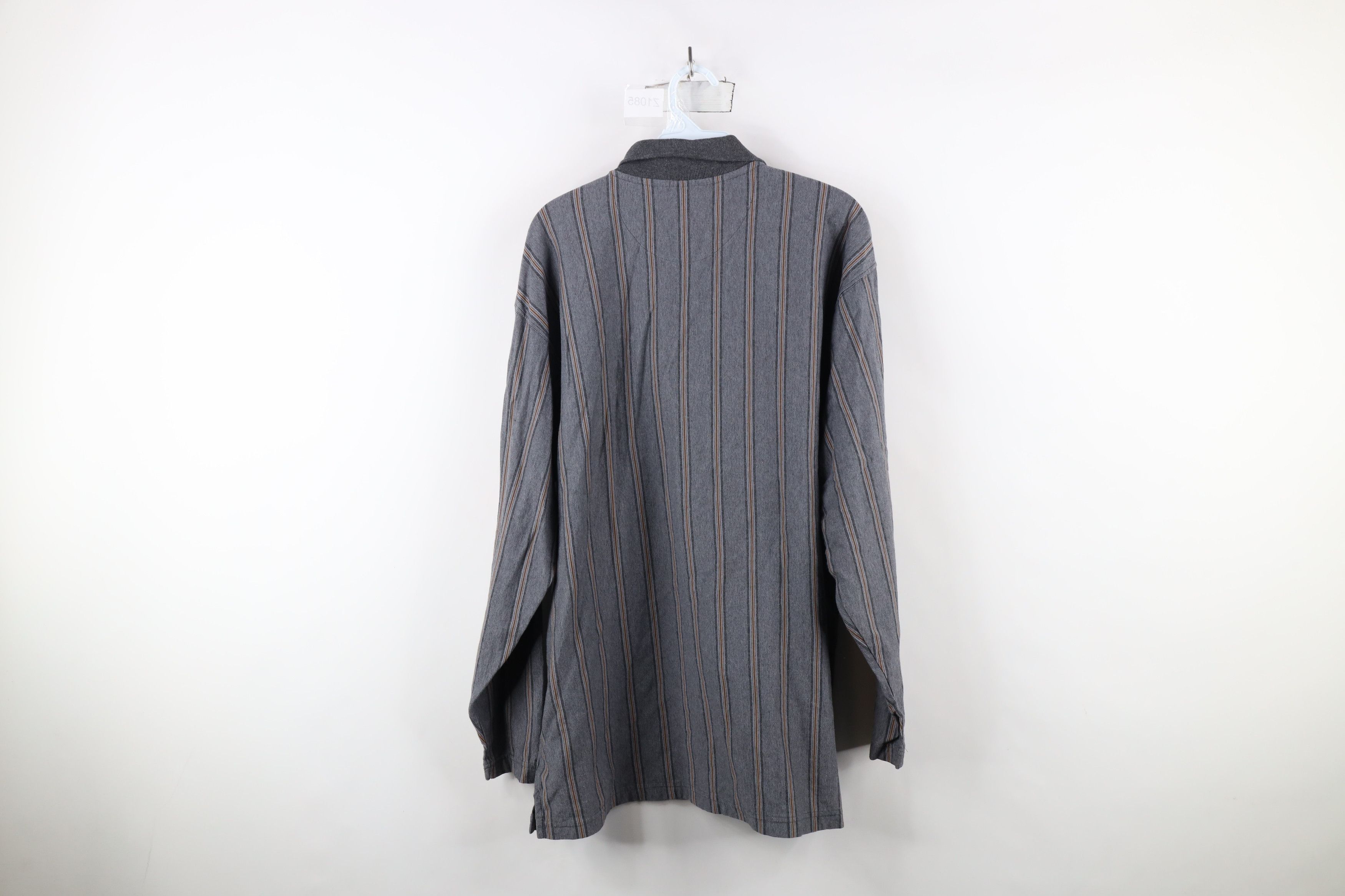 Vintage Vintage 90s Streetwear Baggy Half Zip Long Sleeve Polo Size US L / EU 52-54 / 3 - 7 Thumbnail