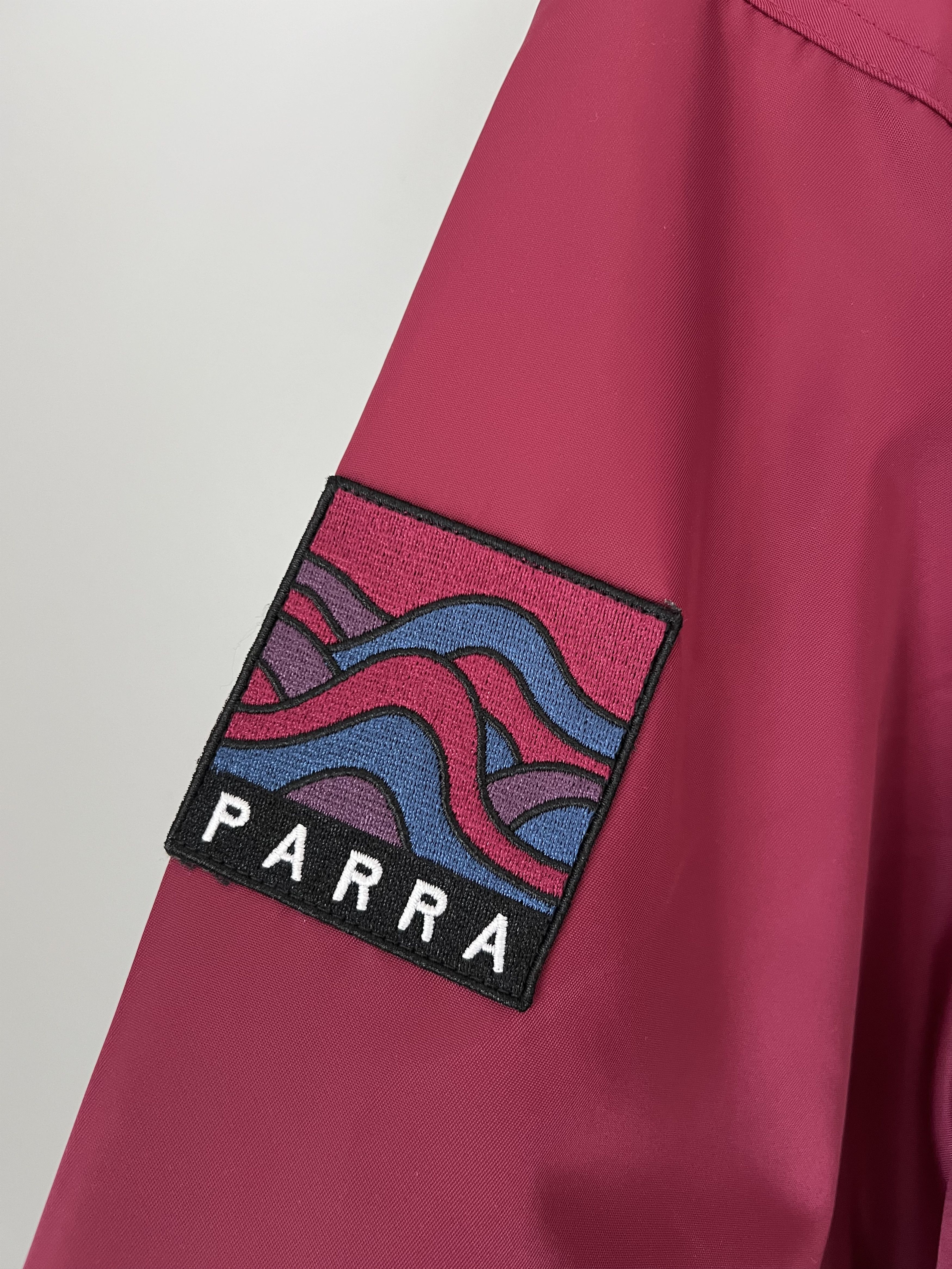 Parra Parra Stacked Pets Varsity Bomber Jacket in Deep Red Size US L / EU 52-54 / 3 - 4 Thumbnail
