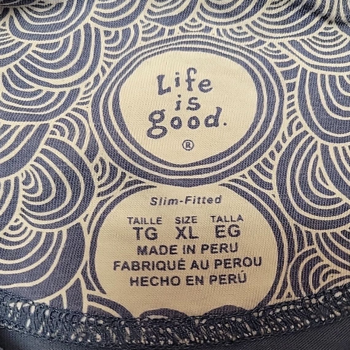 Life is Good VINTAGE Life is good T Shirt Mens XL Blue Long Sleeve Outdoor Fish Size US XL / EU 56 / 4 - 4 Thumbnail