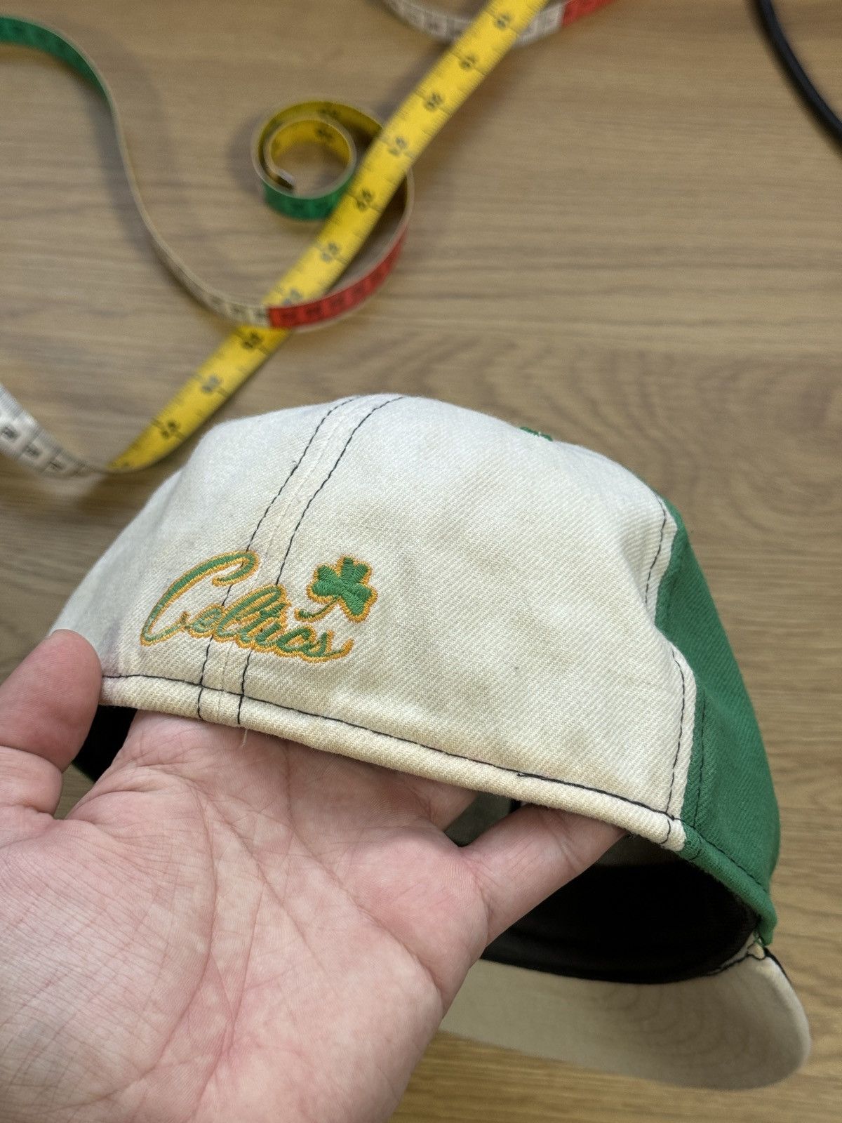 NBA × New Era × Vintage NEW ERA Boston Celtics NBA Vintage Wool Cap Snapback Size ONE SIZE - 19 Thumbnail