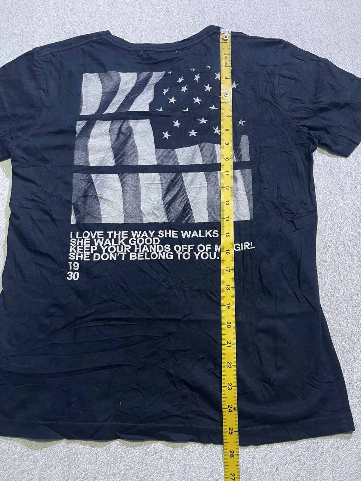 Hysteric Glamour Y2K AZUL short tshirt big print back style Size US M / EU 48-50 / 2 - 10 Thumbnail