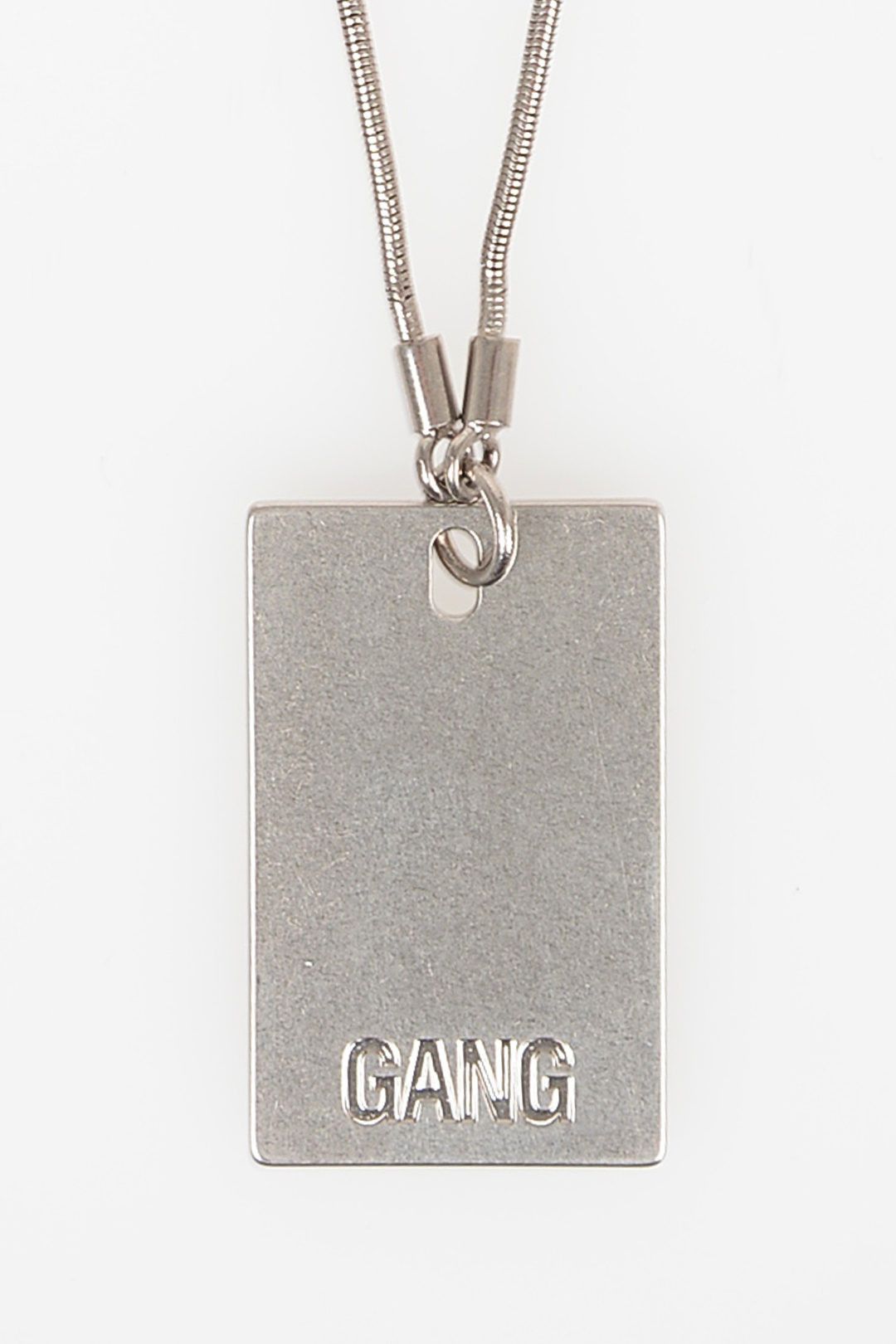 Neil Barrett NEIL BARRETT BRASS DOG TAG NECKLACE Size ONE SIZE - 2 Thumbnail