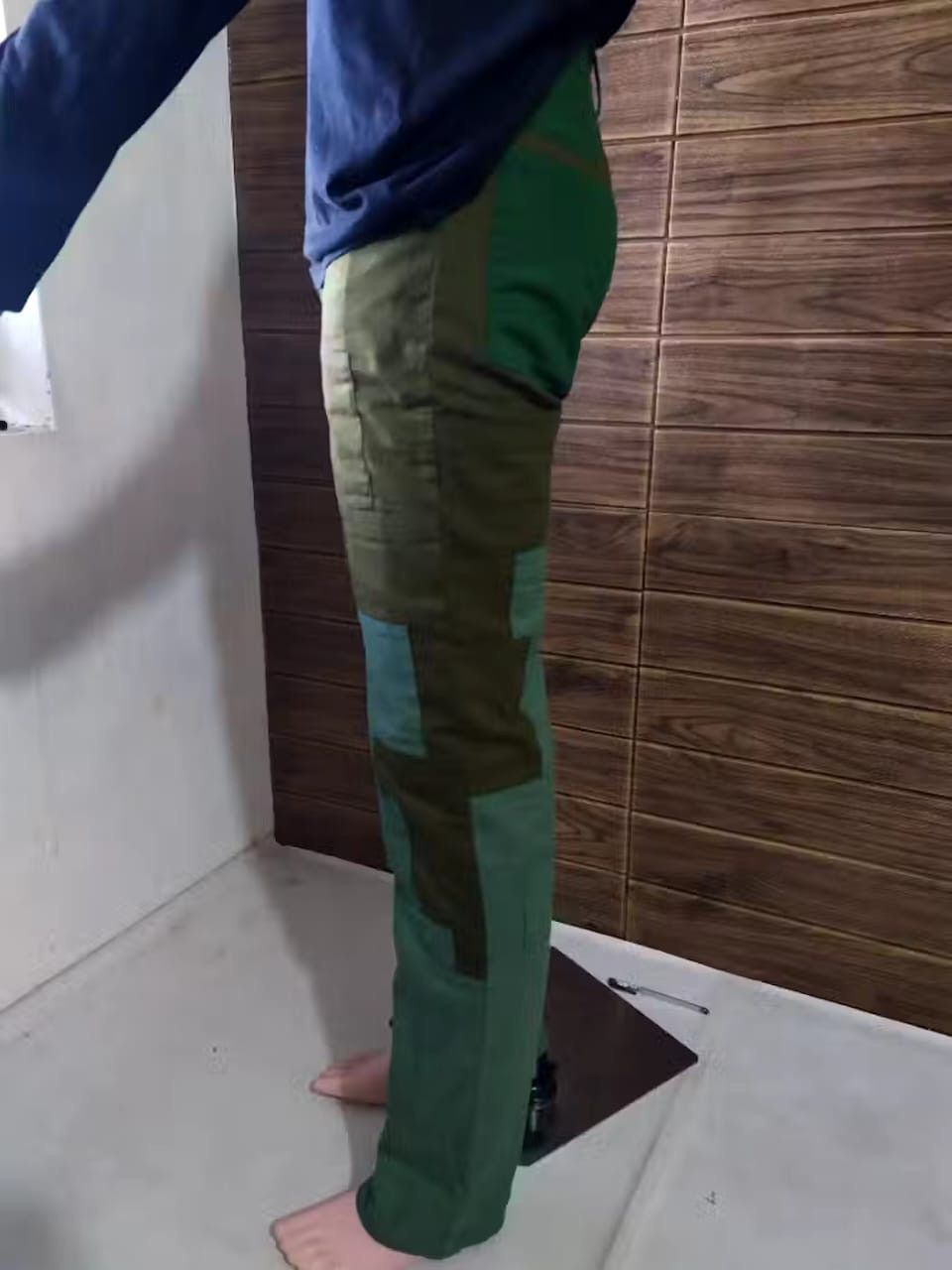 Japanese Brand Les Vis a Bois Nice Design Patchwork Pants Size US 29 - 2 Thumbnail