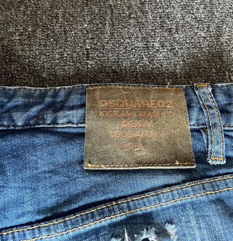 Dsquared2 Dsquared2 Blue Distressed Denim Jeans. Size US 36 / EU 52 - 6 Thumbnail