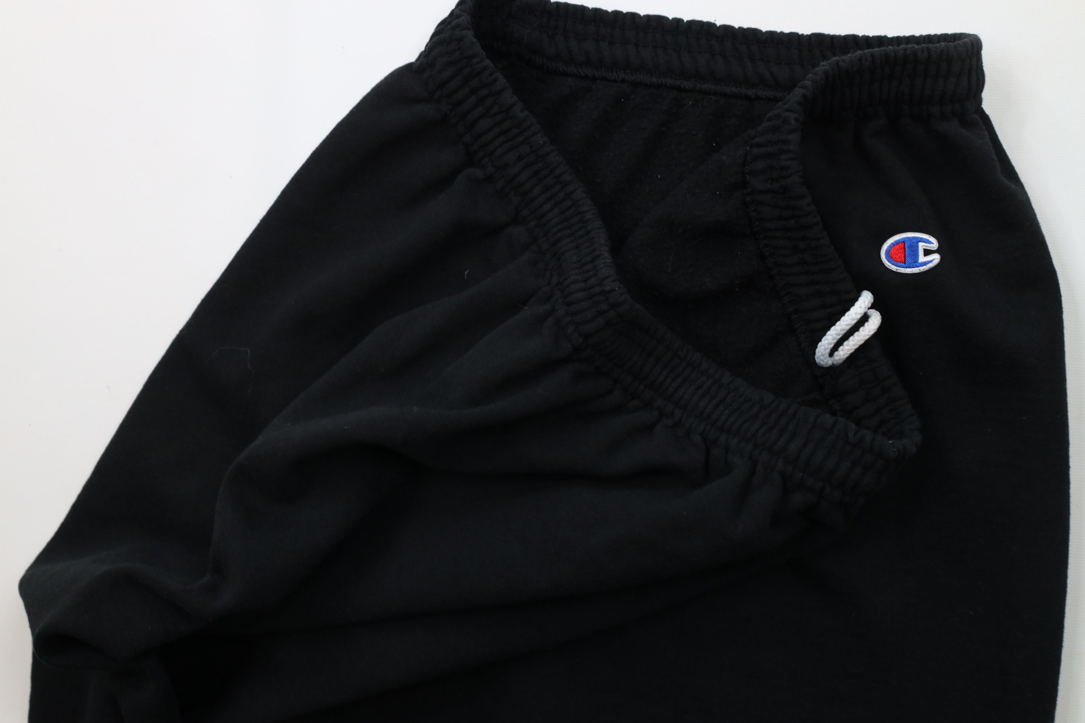 Champion × Vintage Vintage Champion Heavyweight Cuffed Sweatpants Joggers Black Size US 40 / EU 56 - 5 Thumbnail