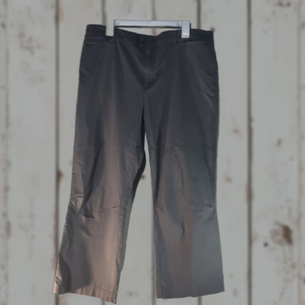 Vintage VINTAGE Woolrich Women's Wide Leg Pants Cotton Gray Size 16 Casual Spring Summer Fall Winter Size 38" / US 16 / IT 52 - 1 Thumbnail