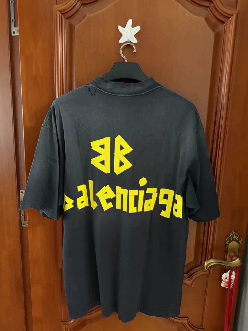 Balenciaga Balenciaga Adhesive tape short sleeve Size US M / EU 48-50 / 2 - 1 Thumbnail