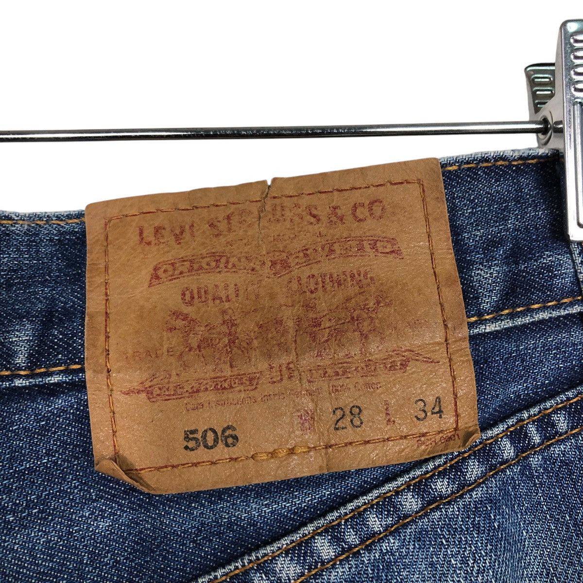 Levi's 📌Vintage Denim Jeans Straight Cut Levi's Lot 506 Size 28" / US 6 / IT 42 - 15 Thumbnail