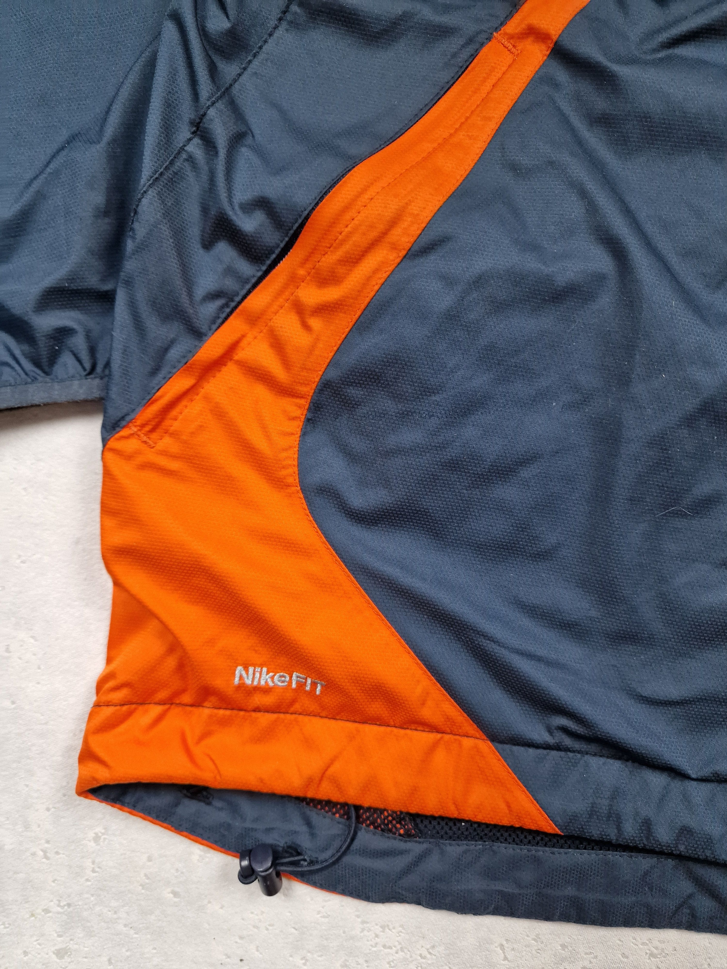 Nike × Vintage 00s Nike Retro Logo Vintage Y2K Oversized Nylon Retro Jacket Size US XL / EU 56 / 4 - 6 Thumbnail