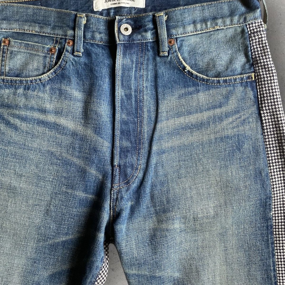 Junya Watanabe Fall2013 Denim/Houndstooth Baggy Jeans Size 30" / US 8 / IT 44 - 3 Thumbnail