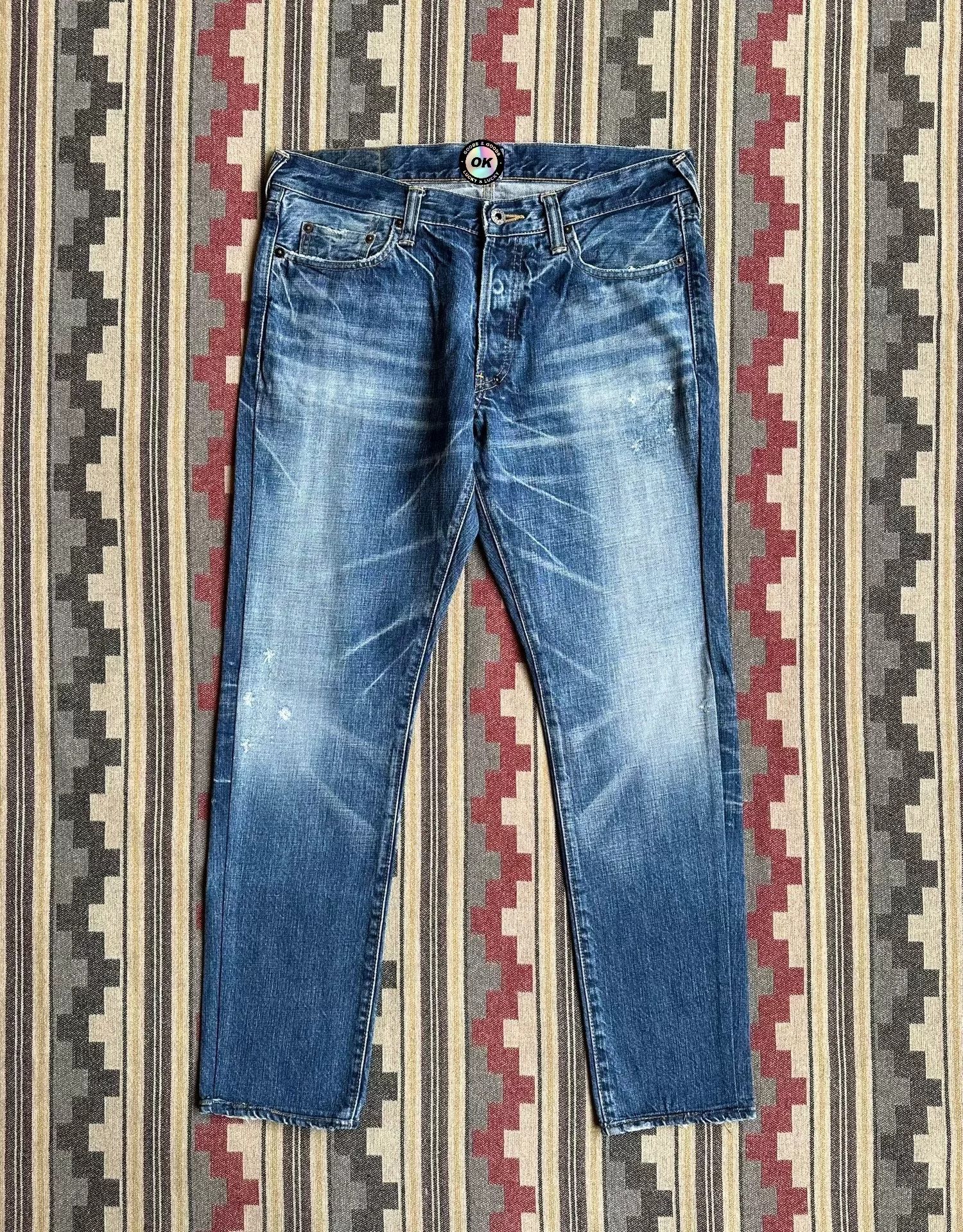 Prps Prps Heavily Washed Distressed Jeans Size US 32 / EU 48 - 1 Thumbnail