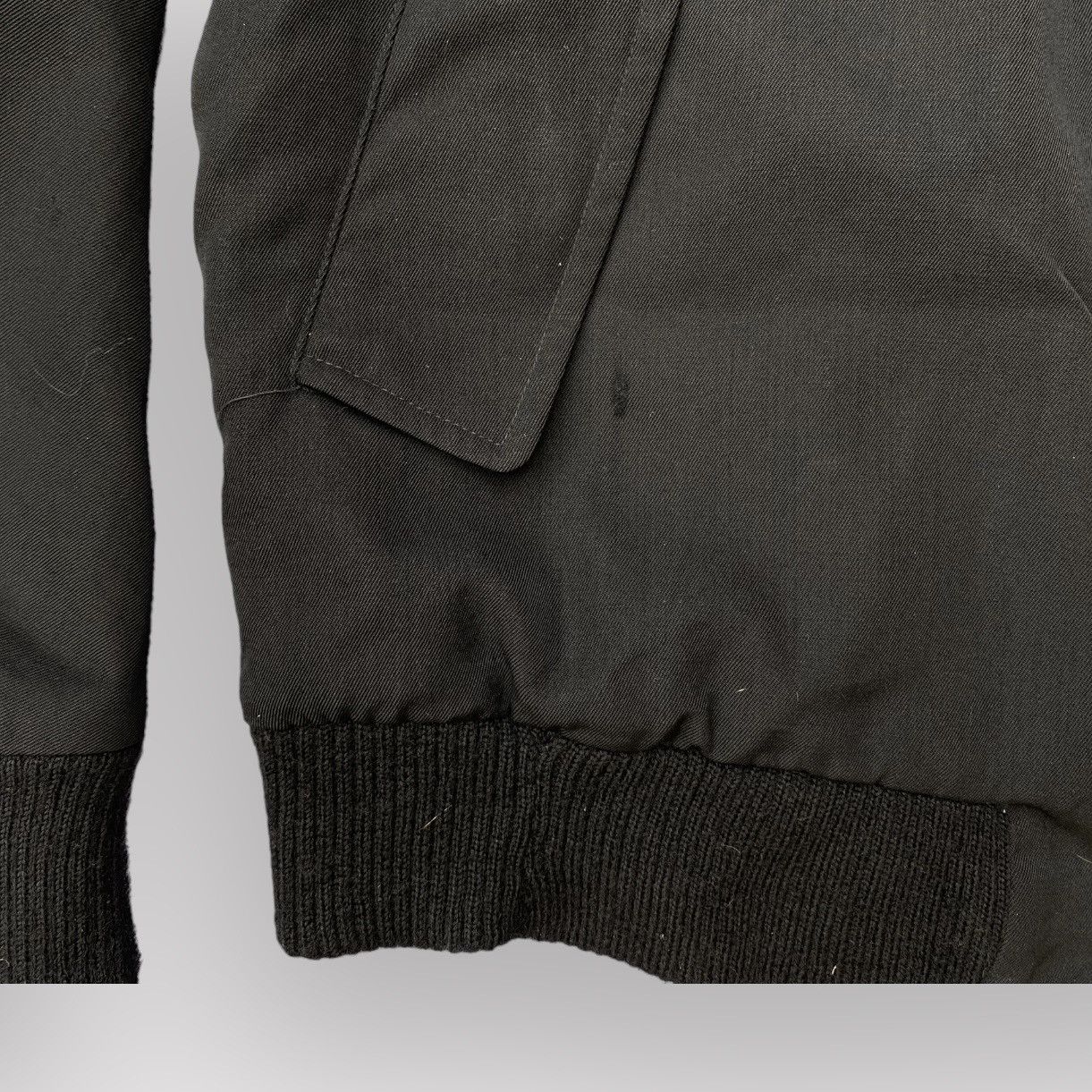 Yohji Yamamoto Vintage Fall95 Wool Gabardine Shrunken Collar Bomber Size US S / EU 44-46 / 1 - 3 Thumbnail