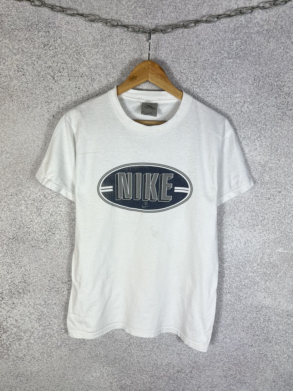 Nike Vintage Nike 90s Big Logo Swoosh Tee Size US S / EU 44-46 / 1 - 1 Thumbnail