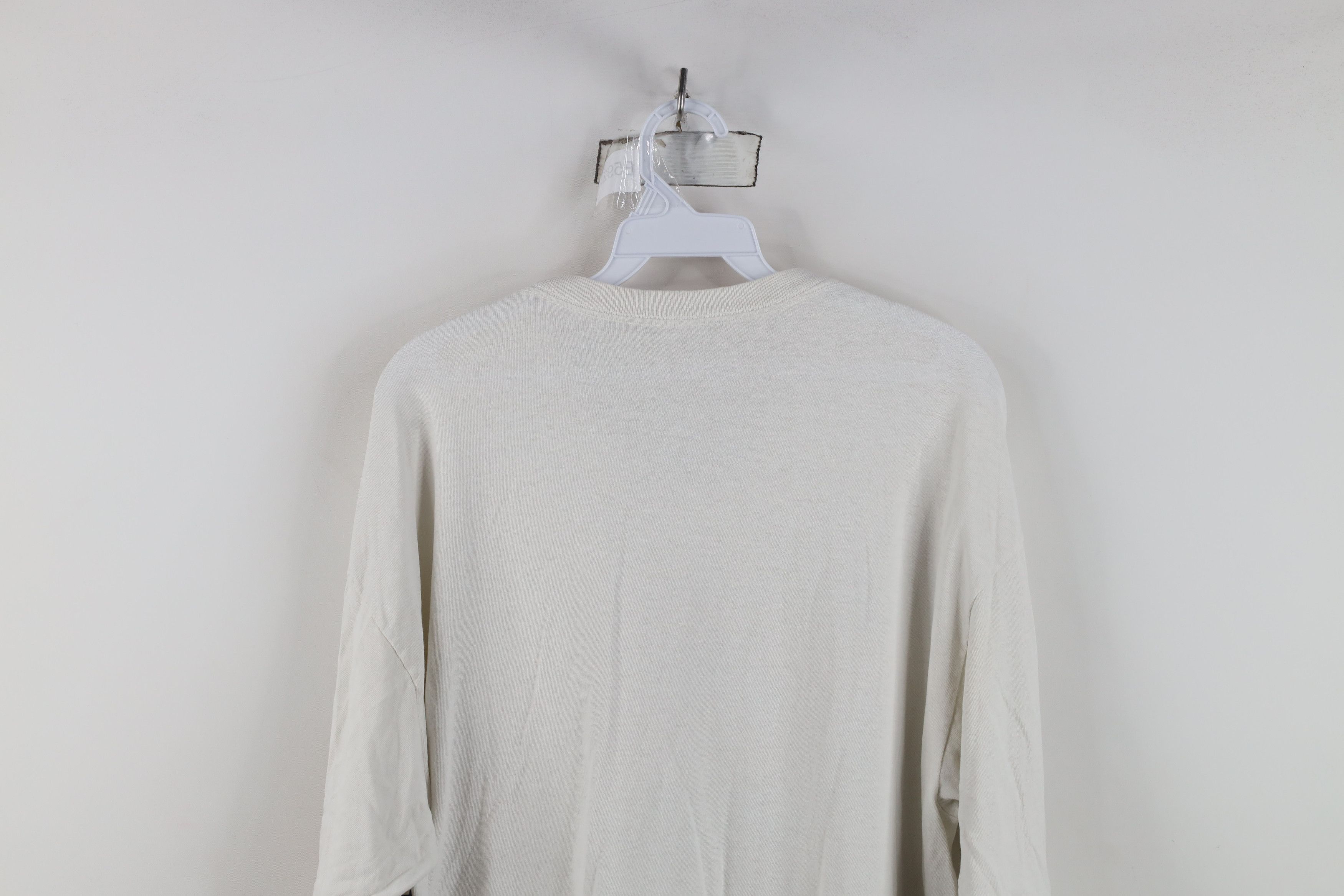 Vintage Vintage 90s University of Michigan Long Sleeve T-Shirt White Size US L / EU 52-54 / 3 - 14 Thumbnail