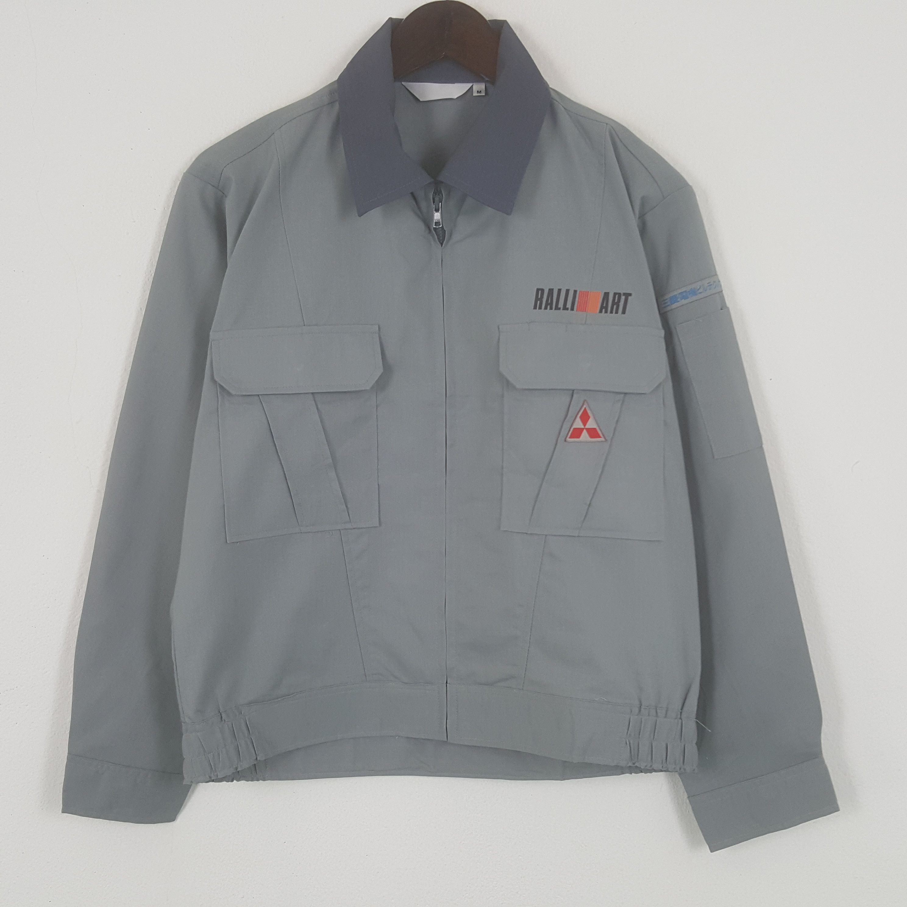 Vintage Mitsubishi Ralli Art Racing Custom Art Worker Jacket Size US M / EU 48-50 / 2 - 3 Thumbnail